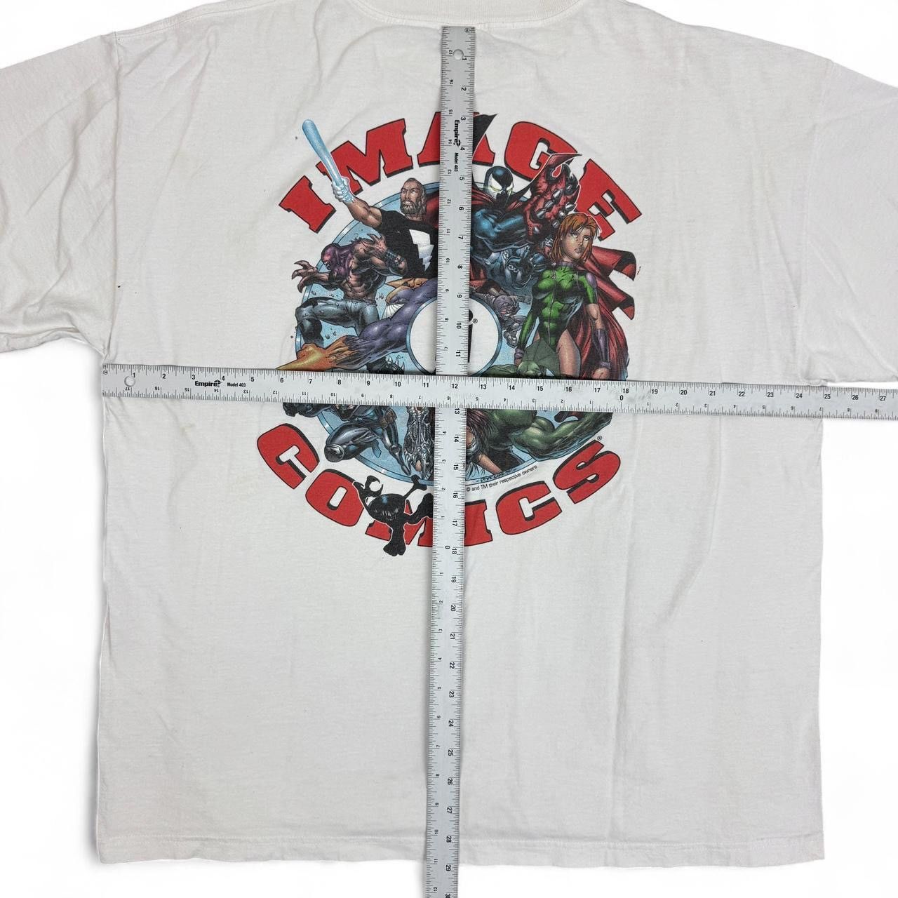 AAA Vintage Image Comics white cotton tee Size XXL Size US XXL / EU 58 / 5 - 6 Thumbnail
