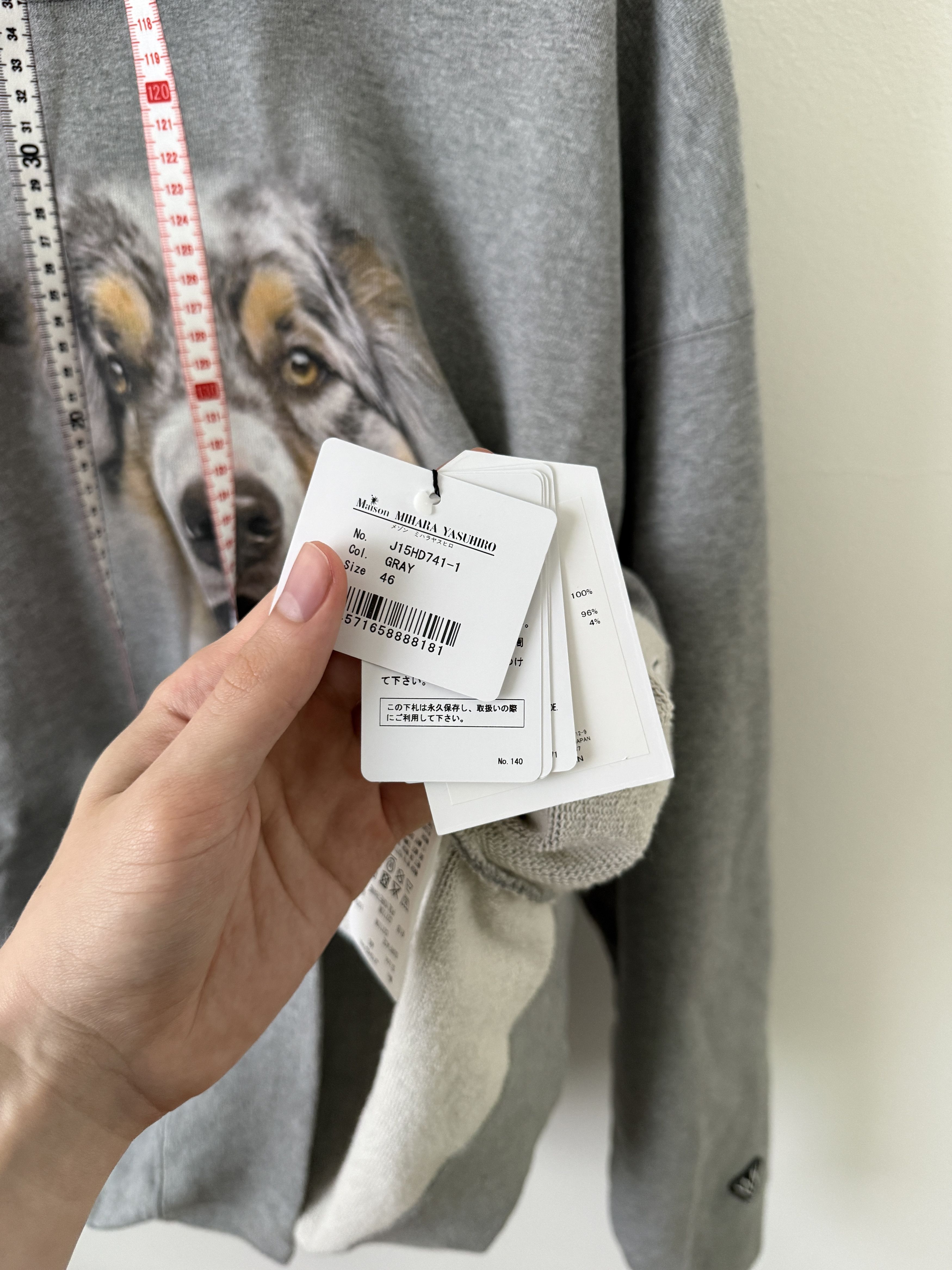 Maison MIHARA YASUHIRO Dog Print Hoodie Size US S / EU 44-46 / 1 - 18 Thumbnail
