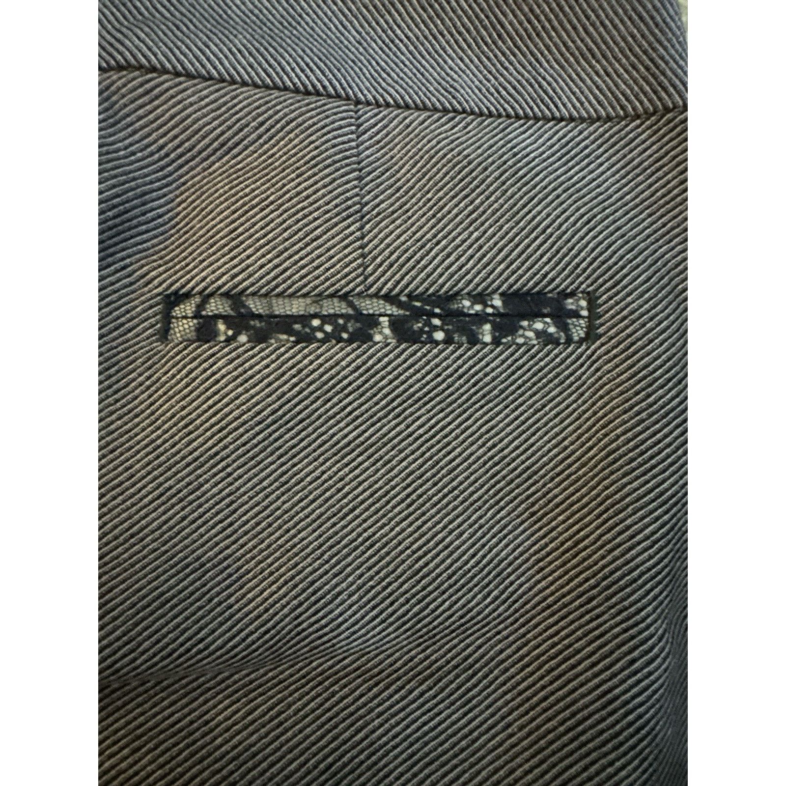 Rebecca Taylor REBECCA TAYLOR WIDE CROPPED PURPLE TEXTURE PANTS SZ 2 Size 26" / US 2 / IT 38 - 5 Thumbnail