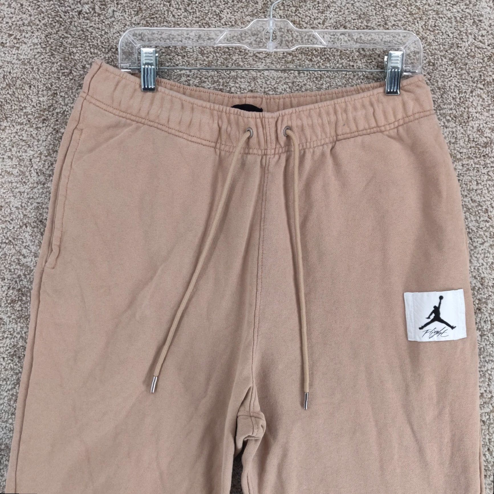 Jordan Brand Jordan Pants Mens Large Brown Flight Essentials Statement Fleece Heavyweight Size US 33 - 2 Thumbnail