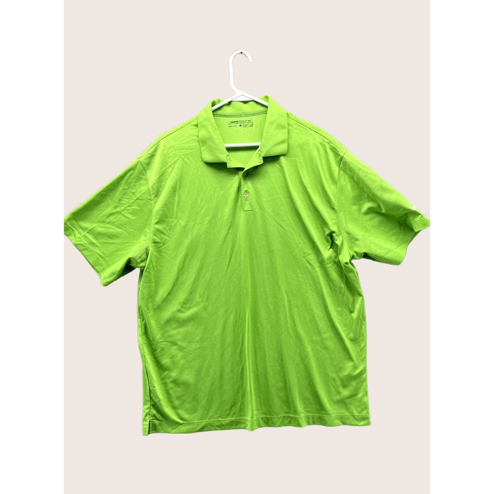 Nike Nike Dri-FIT Polo Shirt Mens XL Green Solid Golf Short Sleeve Shirt Size US XL / EU 56 / 4 - 1 Thumbnail
