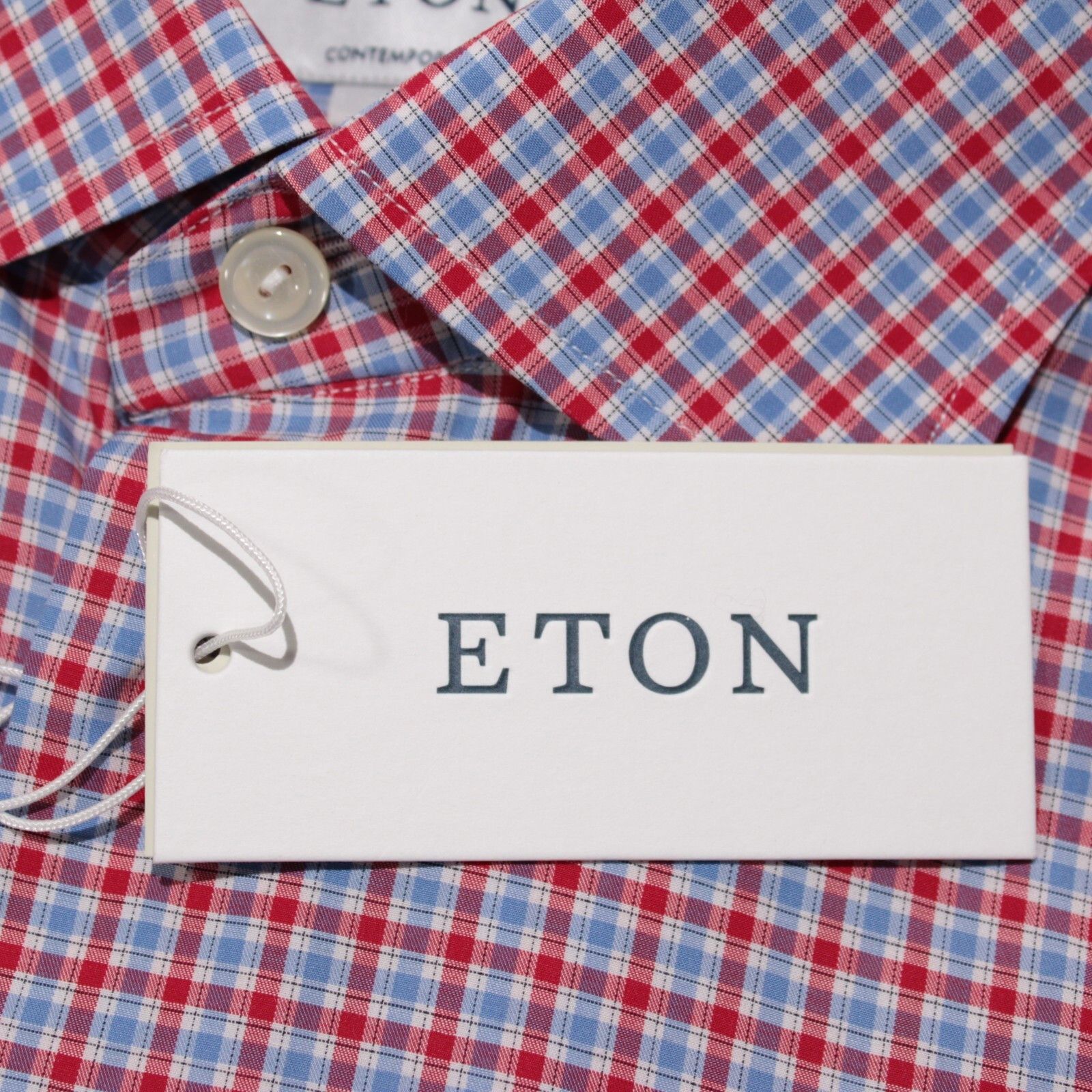 Eton Eton New with tags Shirt Size L US In Red Size US L / EU 52-54 / 3 - 2 Thumbnail
