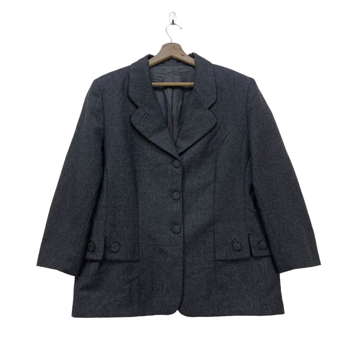Designer Italian Designer Jacket Made In Italy Pura Lana Vergine Size M / US 6-8 / IT 42-44 - 1 Thumbnail