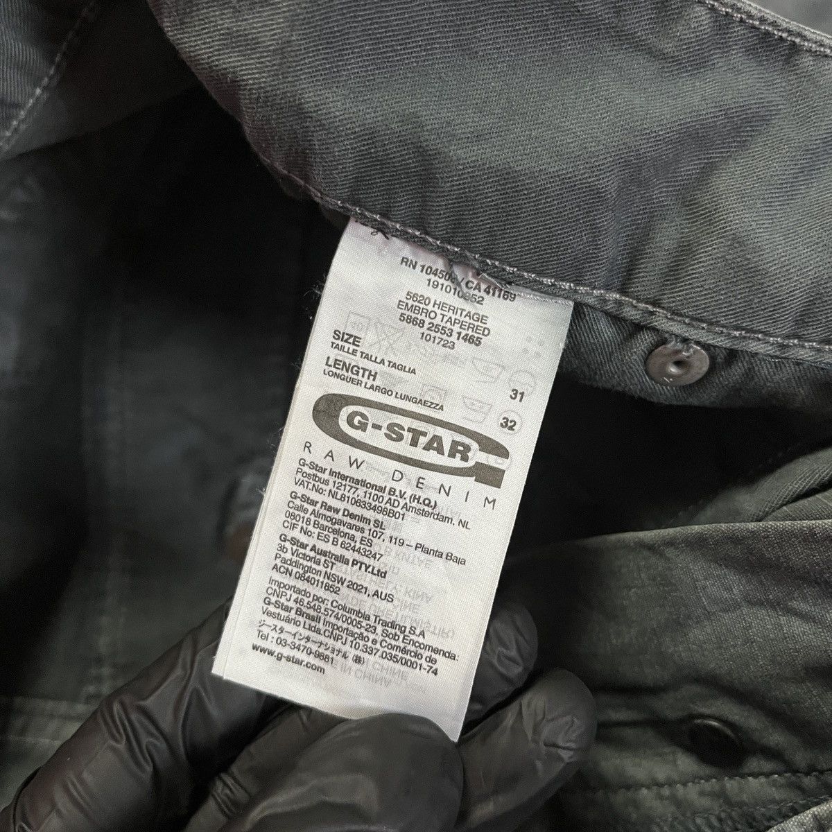 GOA Vintage G-Star Raw - Military Panel y2k Lgb Ifsix Vkei Goa Size US 31 - 7 Thumbnail