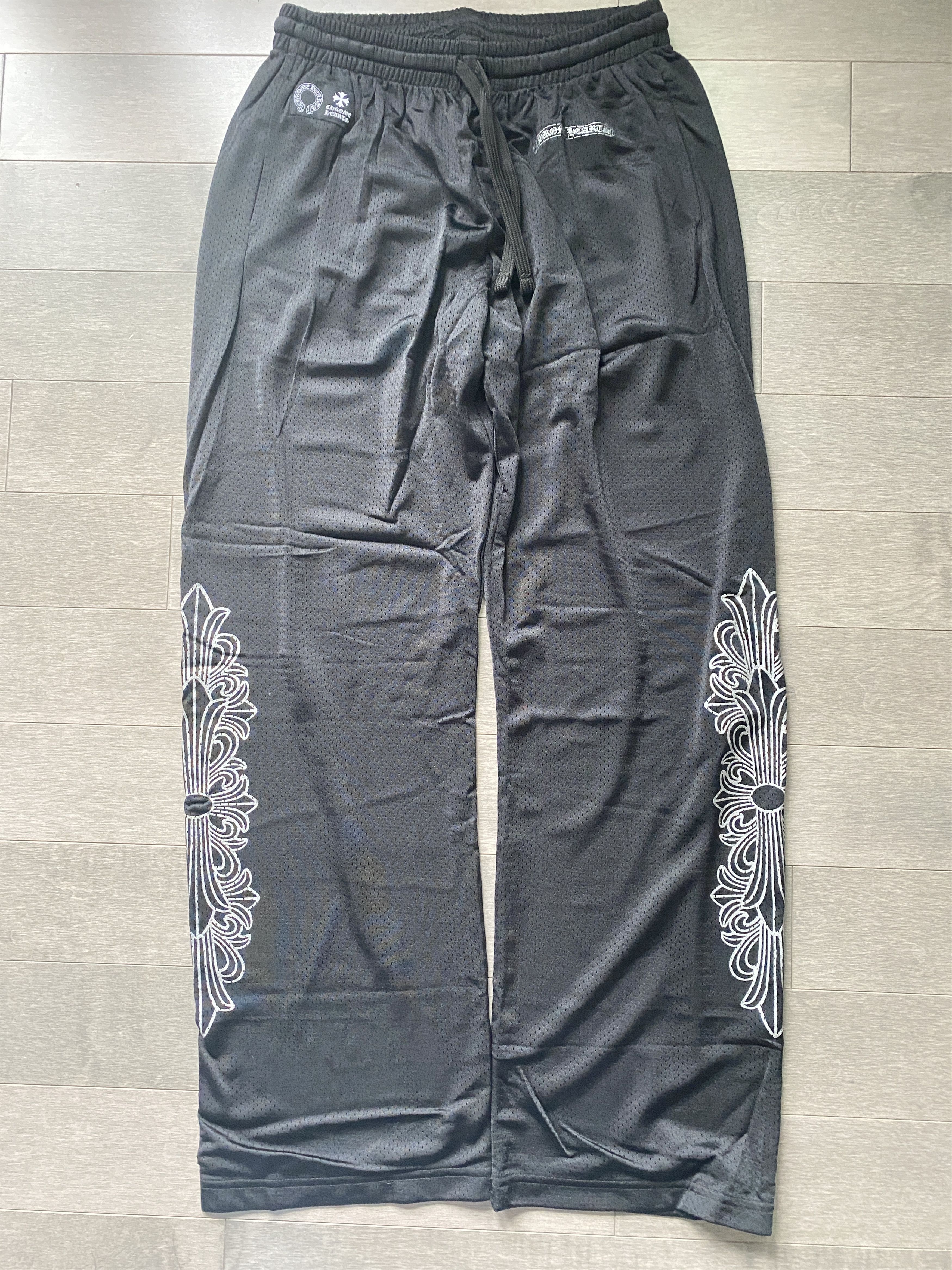 Chrome Hearts Chrome Hearts LEATHER Cargo Jeans Pants Fleur Patches