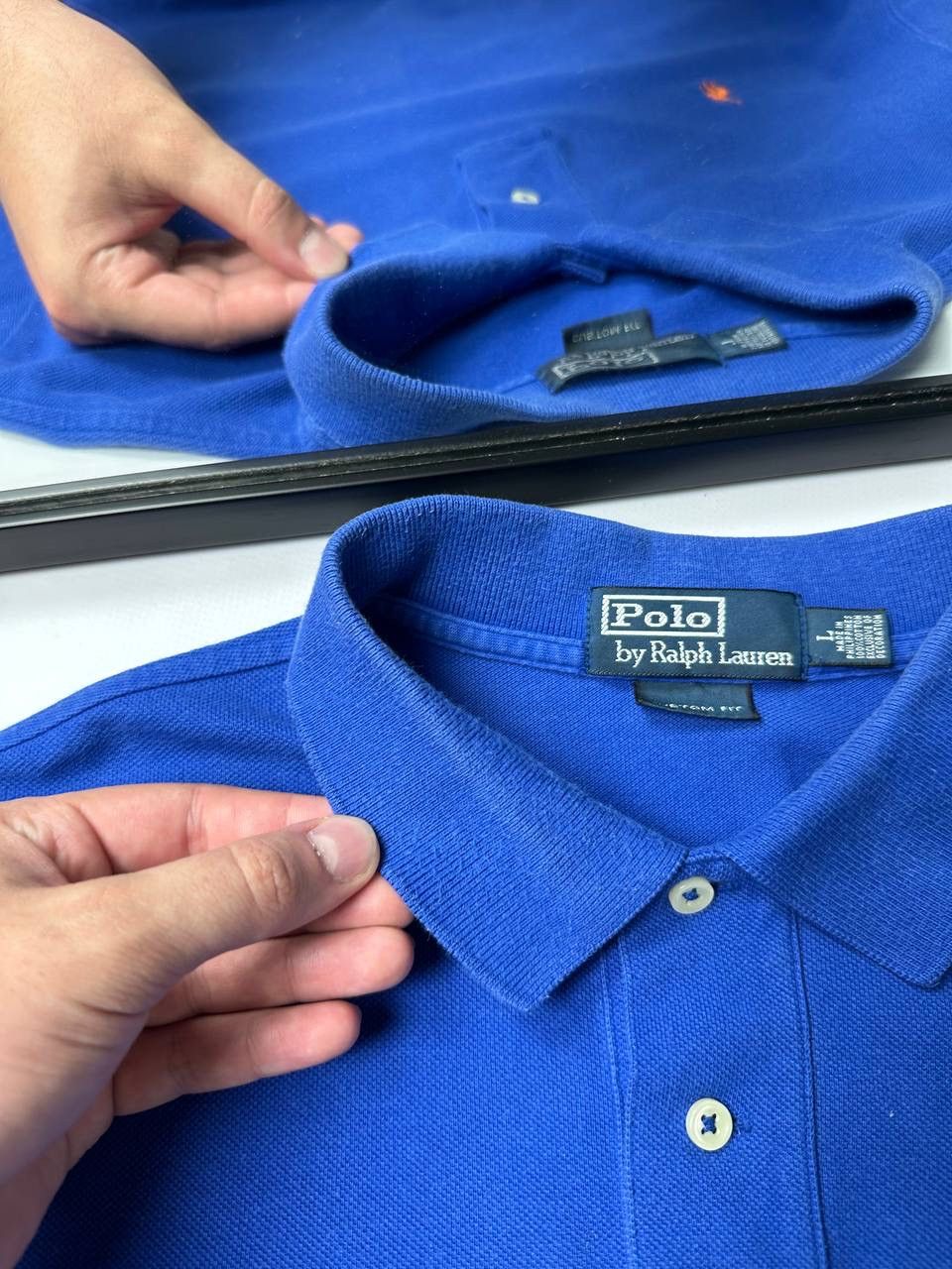 Polo Ralph Lauren Vintage 00s Polo Ralph Lauren T Shirt Blue Size US L / EU 52-54 / 3 - 7 Thumbnail
