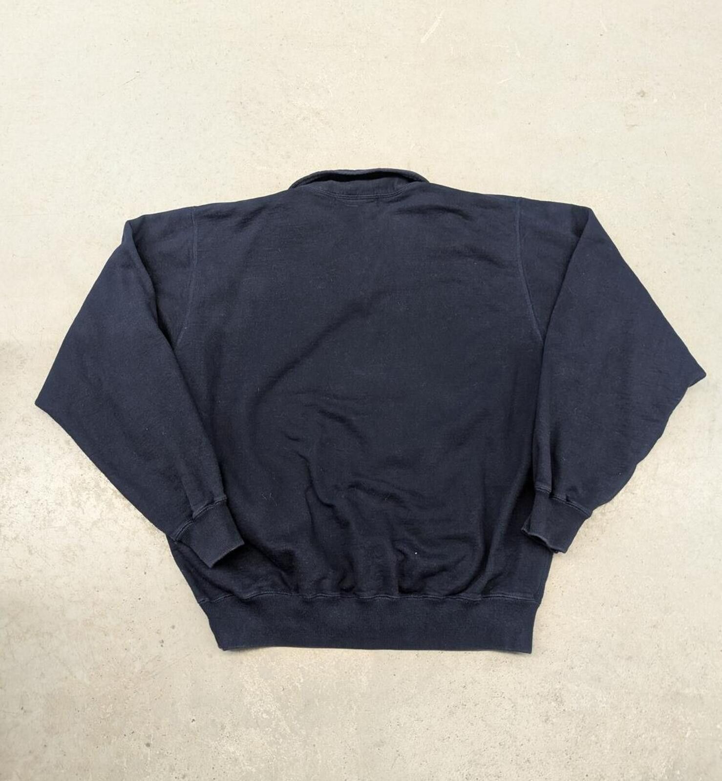 Vintage Vintage 90s Brock University Canada Navy Blue Sweater Size US M / EU 48-50 / 2 - 2 Thumbnail