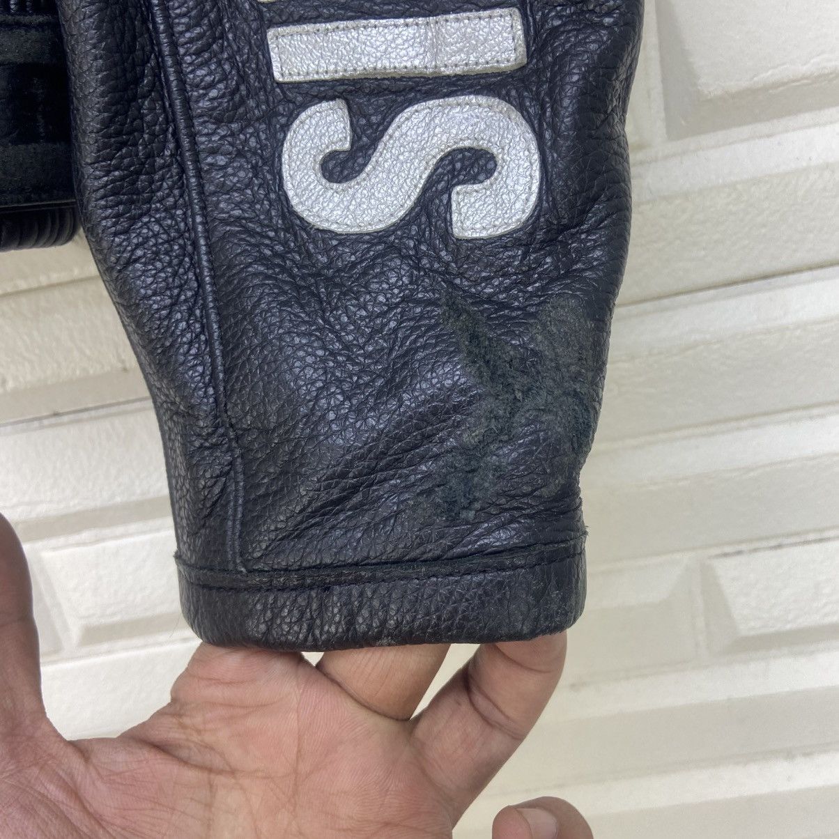 Other Simpson Racing North Carolina U.S.A Leather Biker Jacket Size US S / EU 44-46 / 1 - 10 Thumbnail