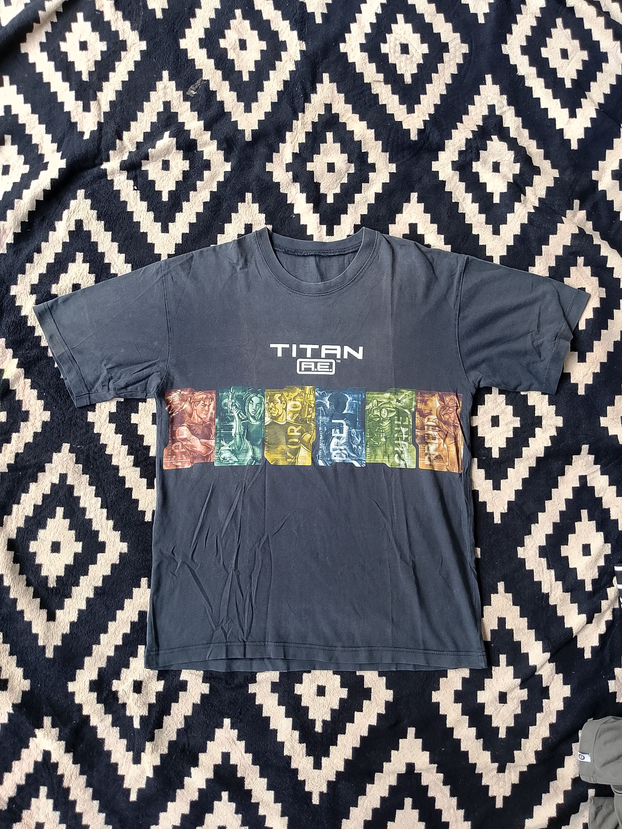 Anime Titan A.E Vintage Sci Fi Anime Movie Tee 2000 Size US L / EU 52-54 / 3 - 3 Thumbnail