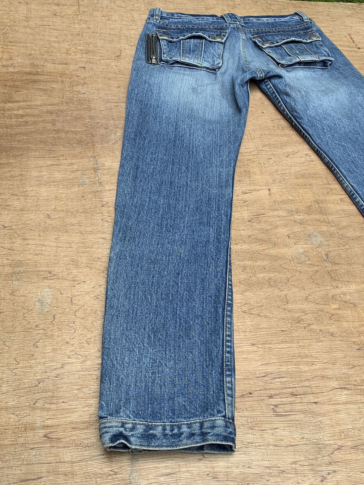 Beauty Beast × If Six Was Nine × Japanese Brand Bit Blue Distressed Multizipper Denim Pants Size US 28 / EU 44 - 18 Thumbnail