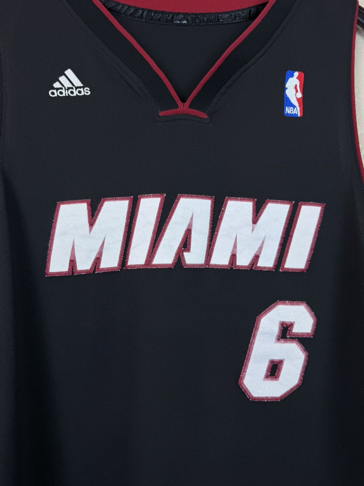 Adidas 2014 Adidas NBA Miami Heat LeBron James 6 jersey Size US L / EU 52-54 / 3 - 6 Thumbnail