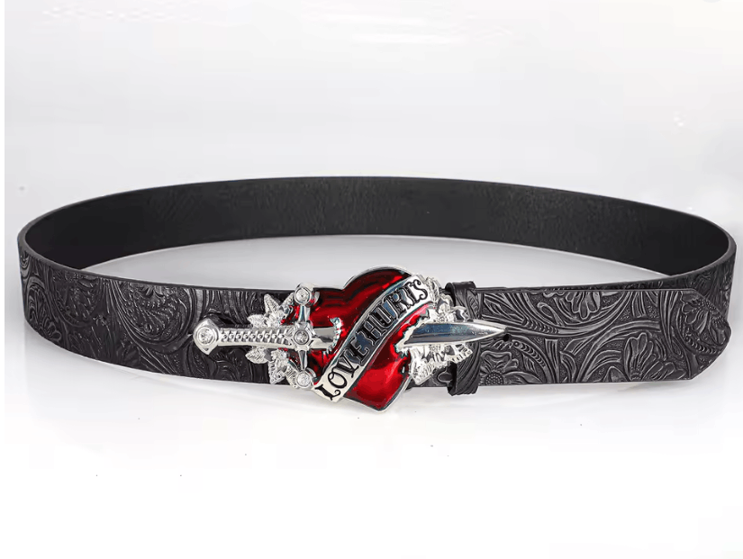 Japanese Brand Punk Rock Y2K Belts Size 44 - 3 Thumbnail