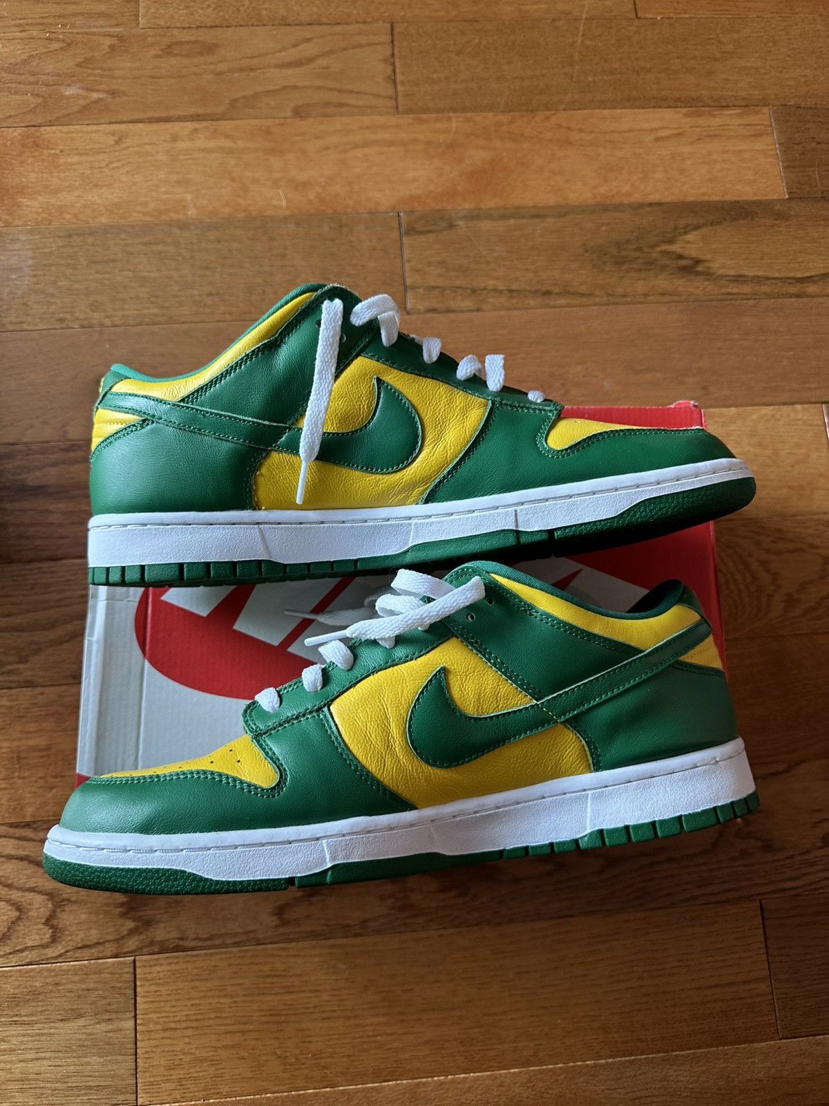 Nike Dunk Low Brazil Size US 12 / EU 45 - 2 Thumbnail