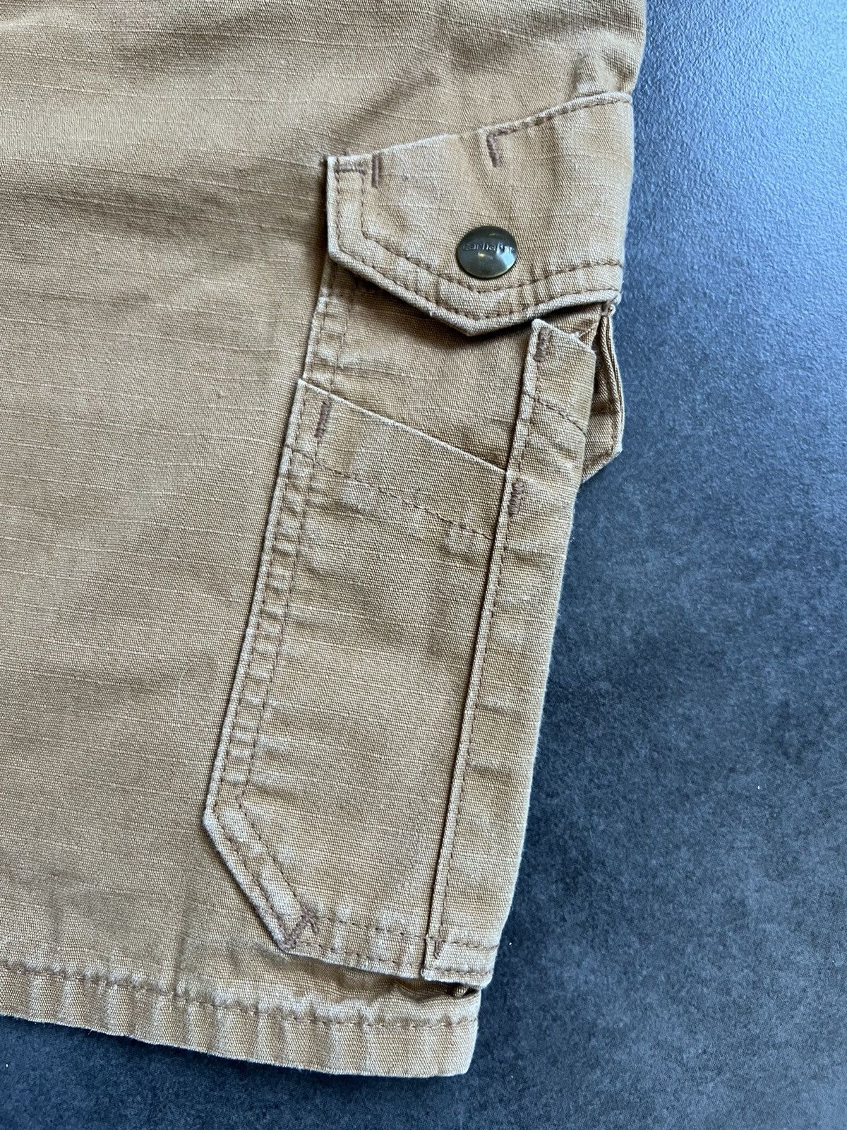 Carhartt × Vintage Crazy rare Carhartt vintage 90s carpenter Workwear Short Size US 32 / EU 48 - 6 Thumbnail