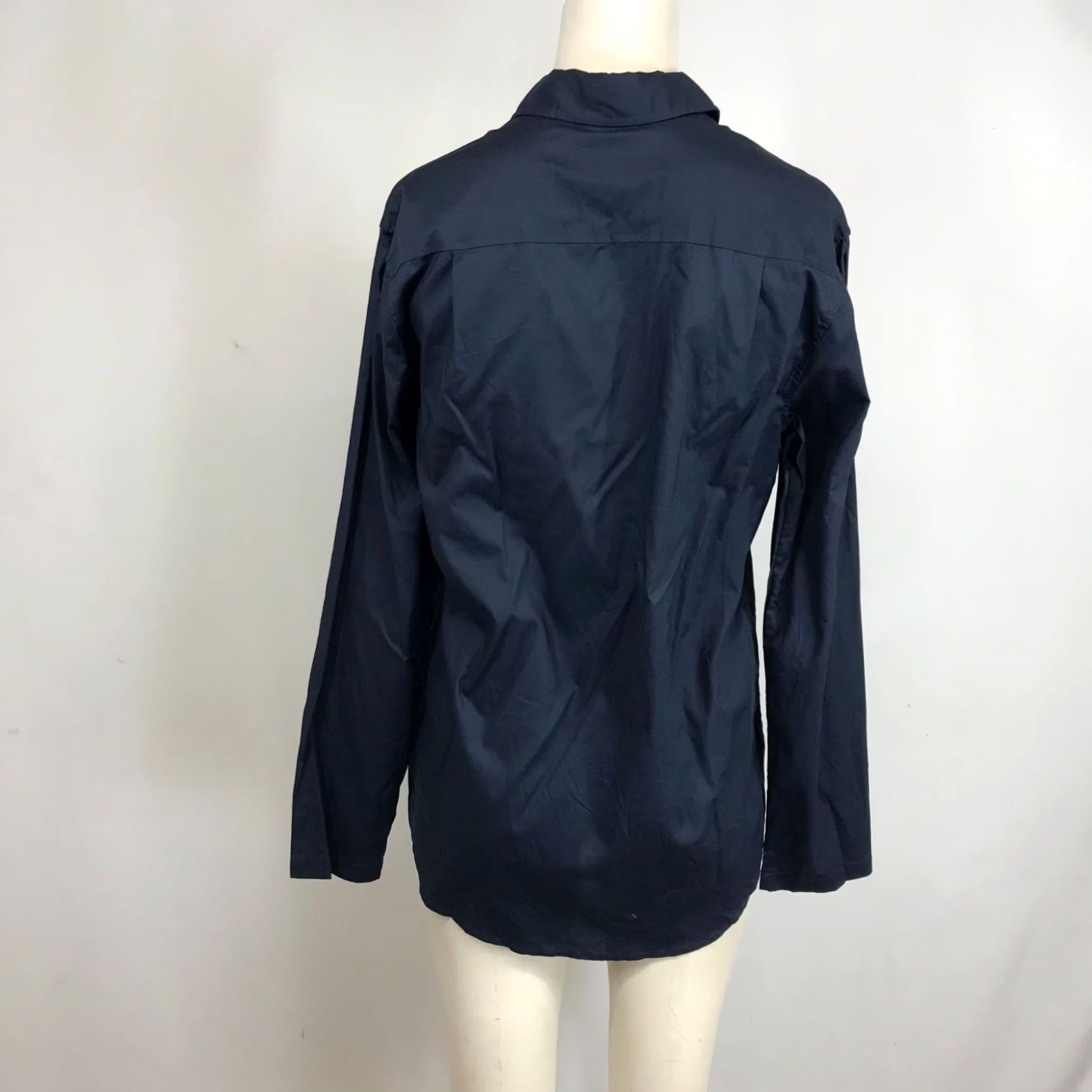 Vintage LOLE - Womens Small -Blue Anchor Long Sleeve Button Up Casual Shirt Size S / US 4 / IT 40 - 5 Thumbnail