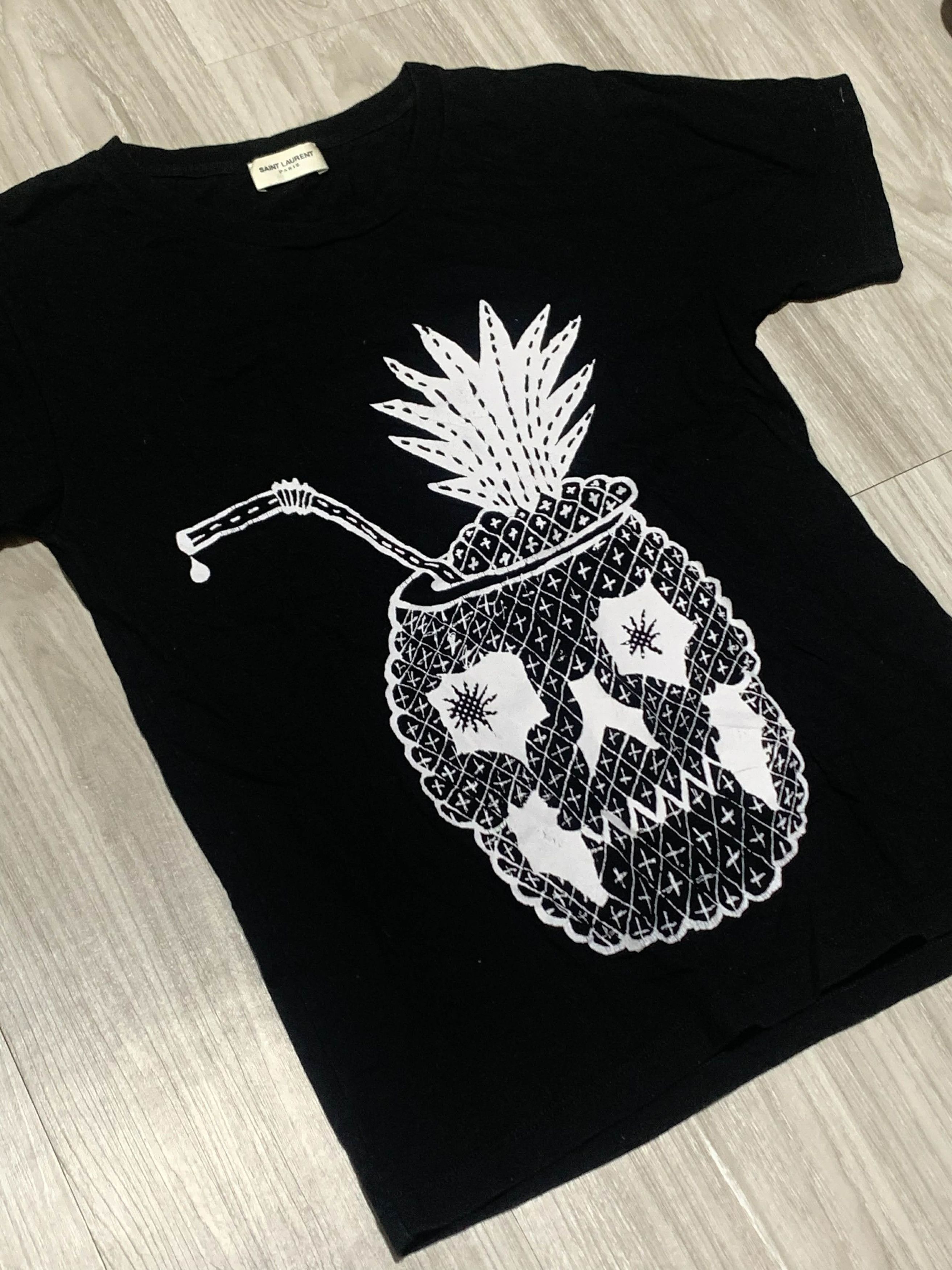 Saint Laurent Paris Saint Laurent Paris by Hedi Slimane Skull T-shirt Size XS / US 0-2 / IT 36-38 - 2 Thumbnail
