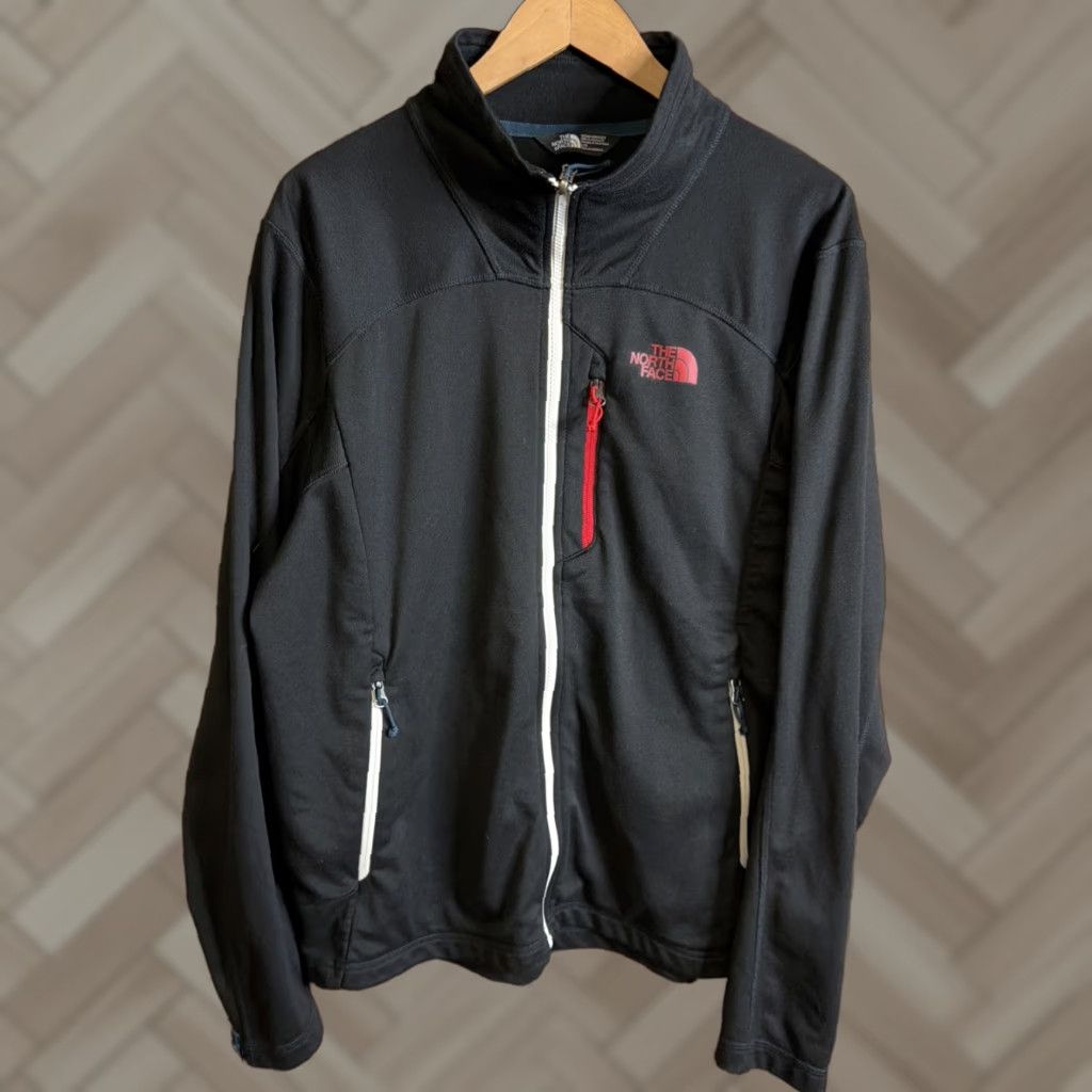 The North Face The North Face Jacket Men L Black Fleece Zip Pockets Mock Neck Stand-Up Breathable Full Zip Casual Outdoor Size US L / EU 52-54 / 3 - 1 Thumbnail