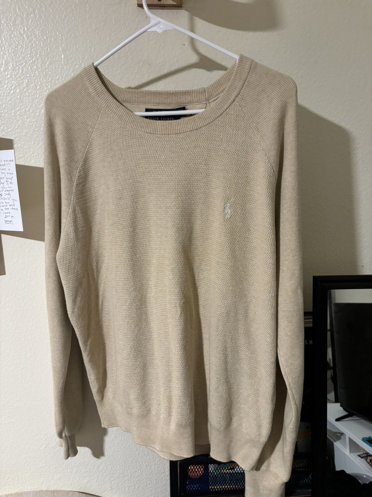Ralph Lauren RL Cotton Crewneck Sweater Size US L / EU 52-54 / 3 - 1 Thumbnail