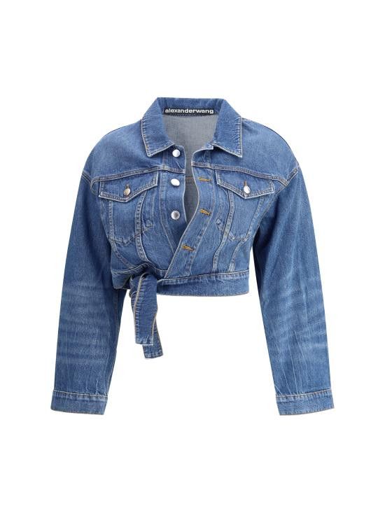 ジャケット ALEXANDER WANG Woman Jacket Blue 4DC2252676 401 Alexander Wang ALEXANDER WANG Women Jackets 4DC2252676 401