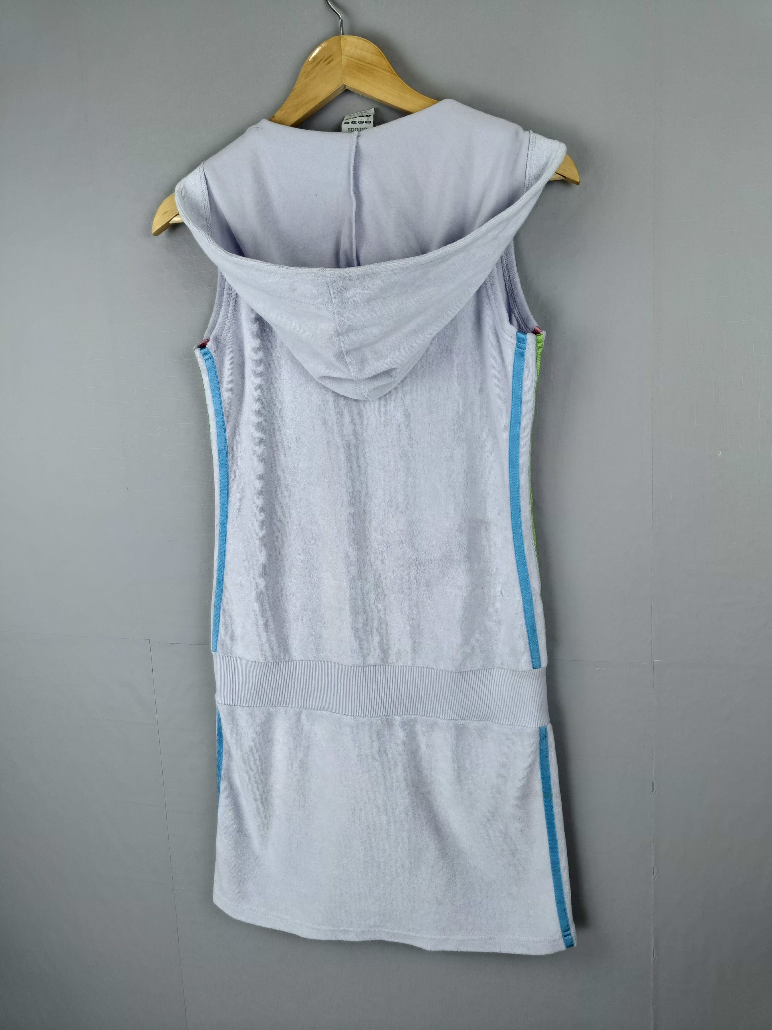 Adidas Vintage Y2k ADIDAS Hoodie Mini Dress Size M / US 6-8 / IT 42-44 - 5 Thumbnail