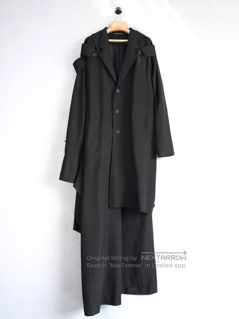 Yohji Yamamoto Yohji Yamamoto 24SS asymmetrical coat with rope knot detai Size US S / EU 44-46 / 1 - 5 Thumbnail