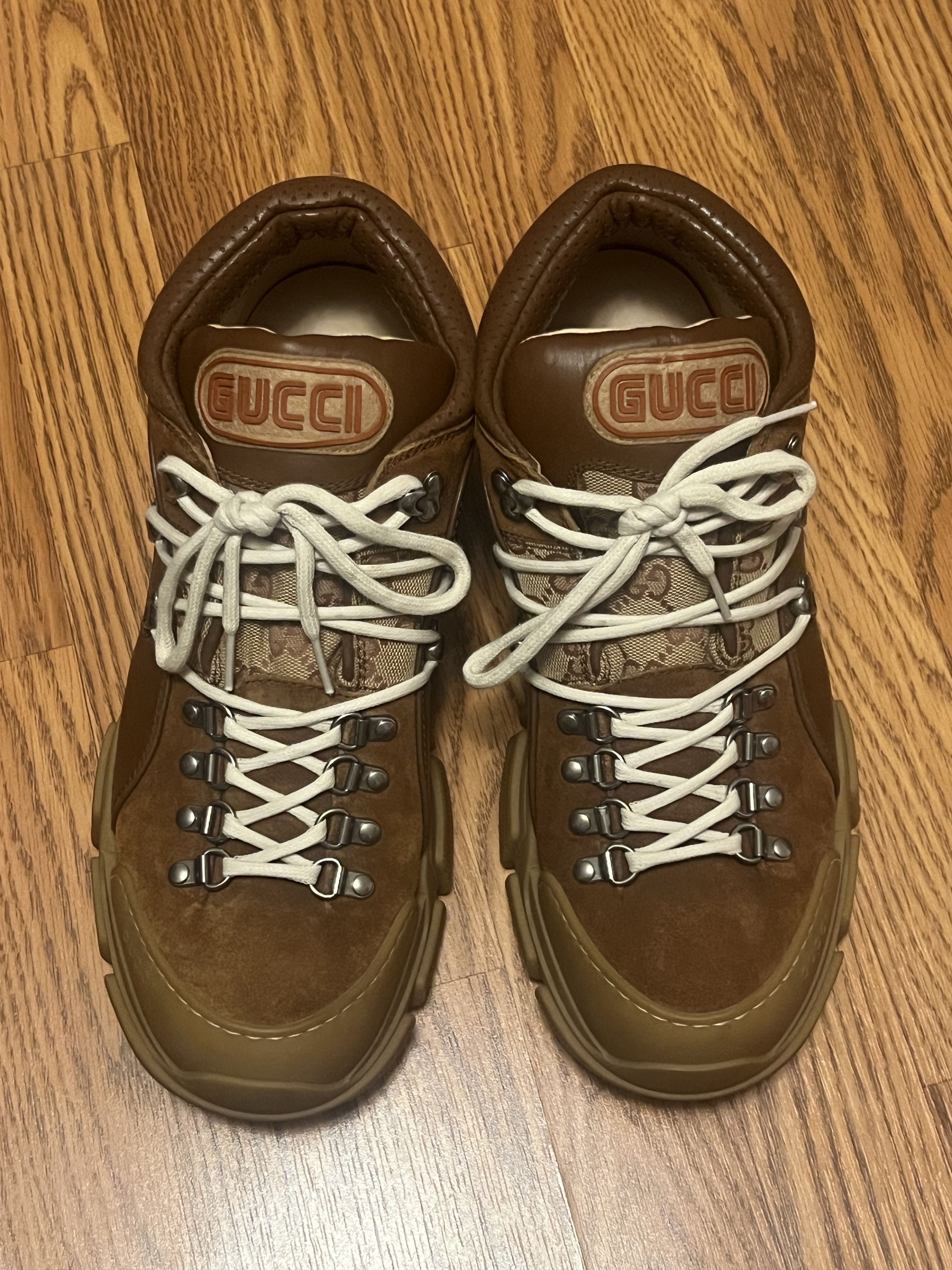 Gucci GUCCI x SEGA GG Monogram Mens Flashtrek Sneakers 11.5 Size US 11.5 / EU 44-45 - 3 Thumbnail
