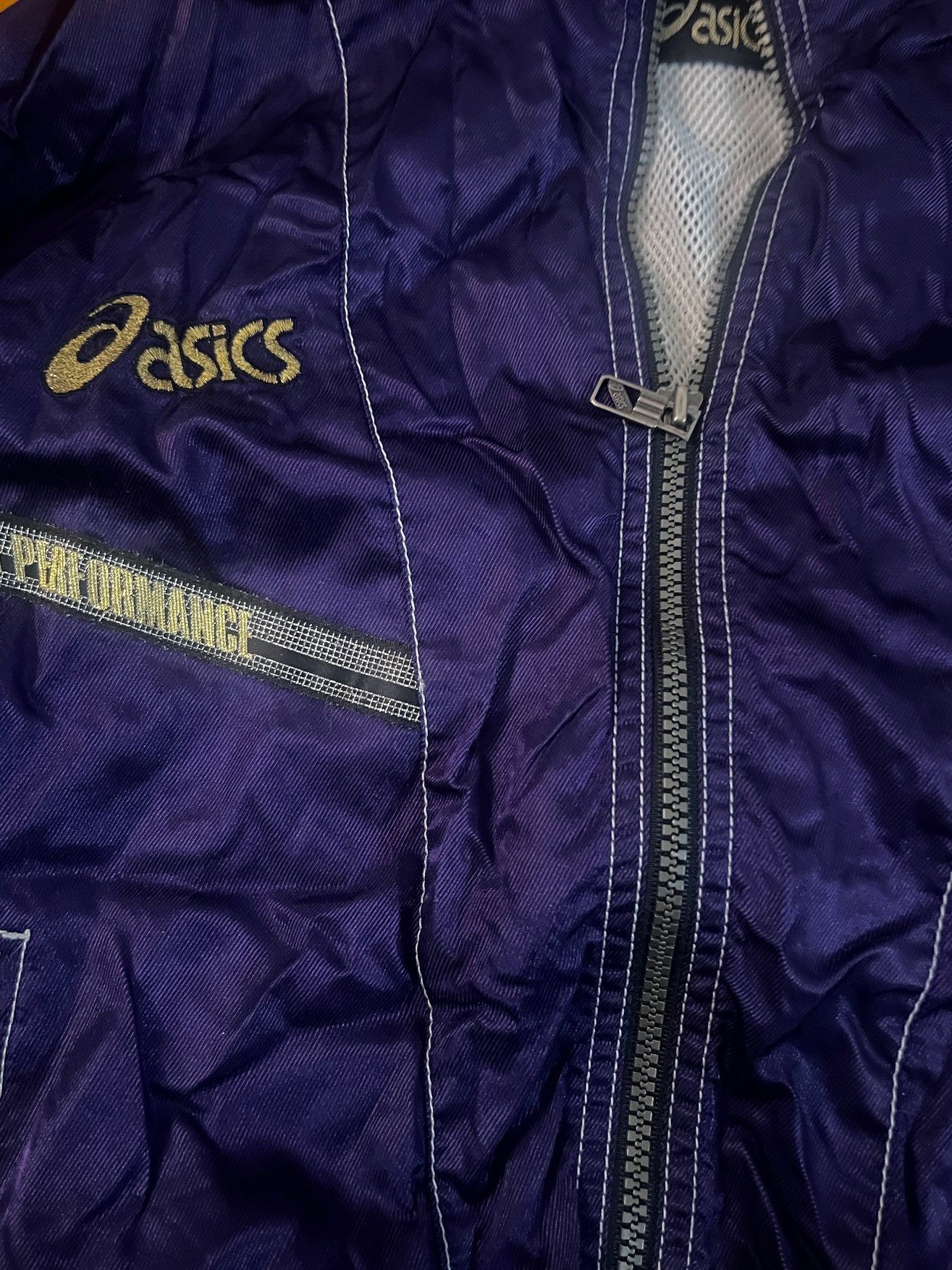 Asics ASICS japan vintage purple zip-up jacket Size S / US 4 / IT 40 - 3 Thumbnail