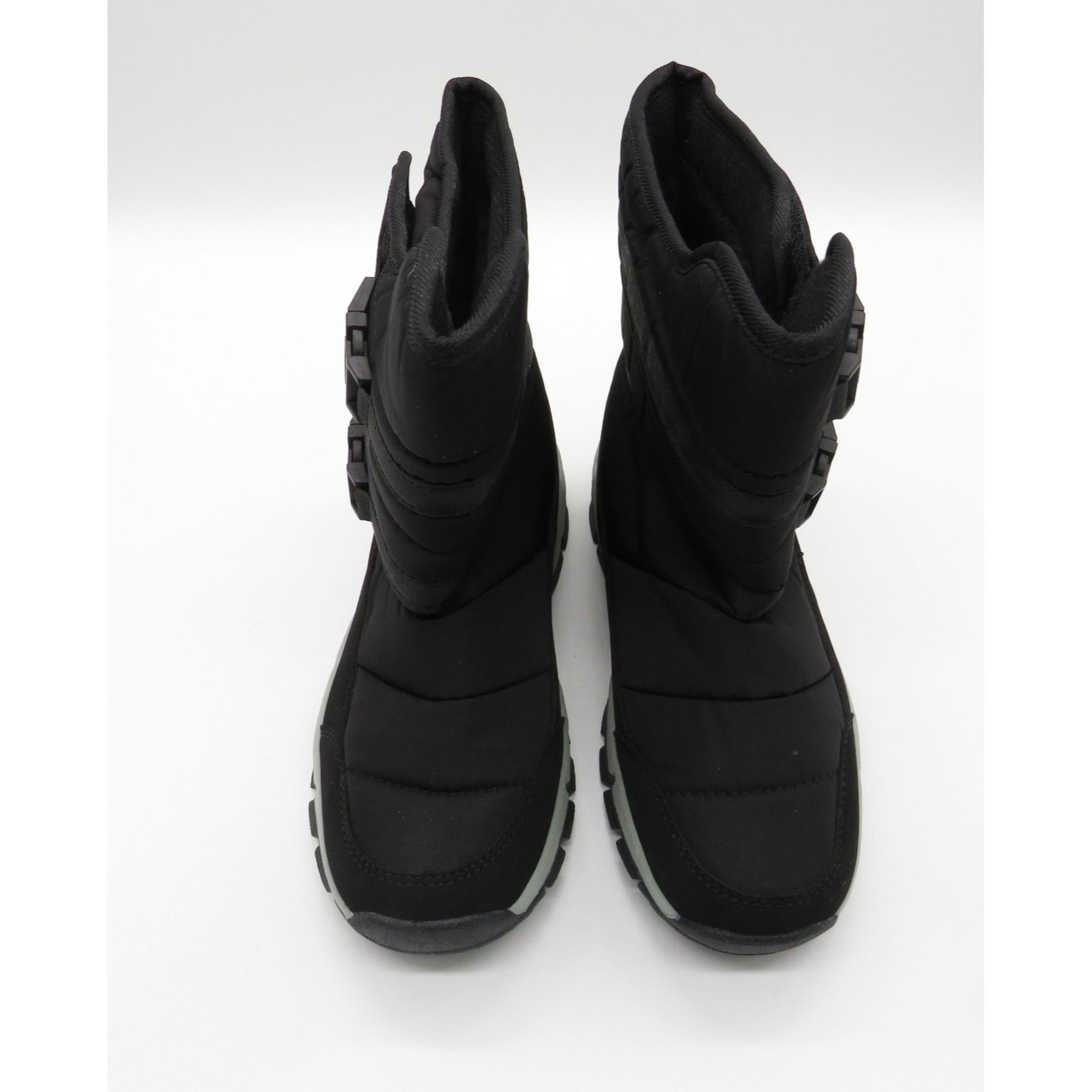 Other Black Winter Snow Boots Dual Adjustable Buckles Insulated Li Size US 6 / IT 36 - 1 Thumbnail