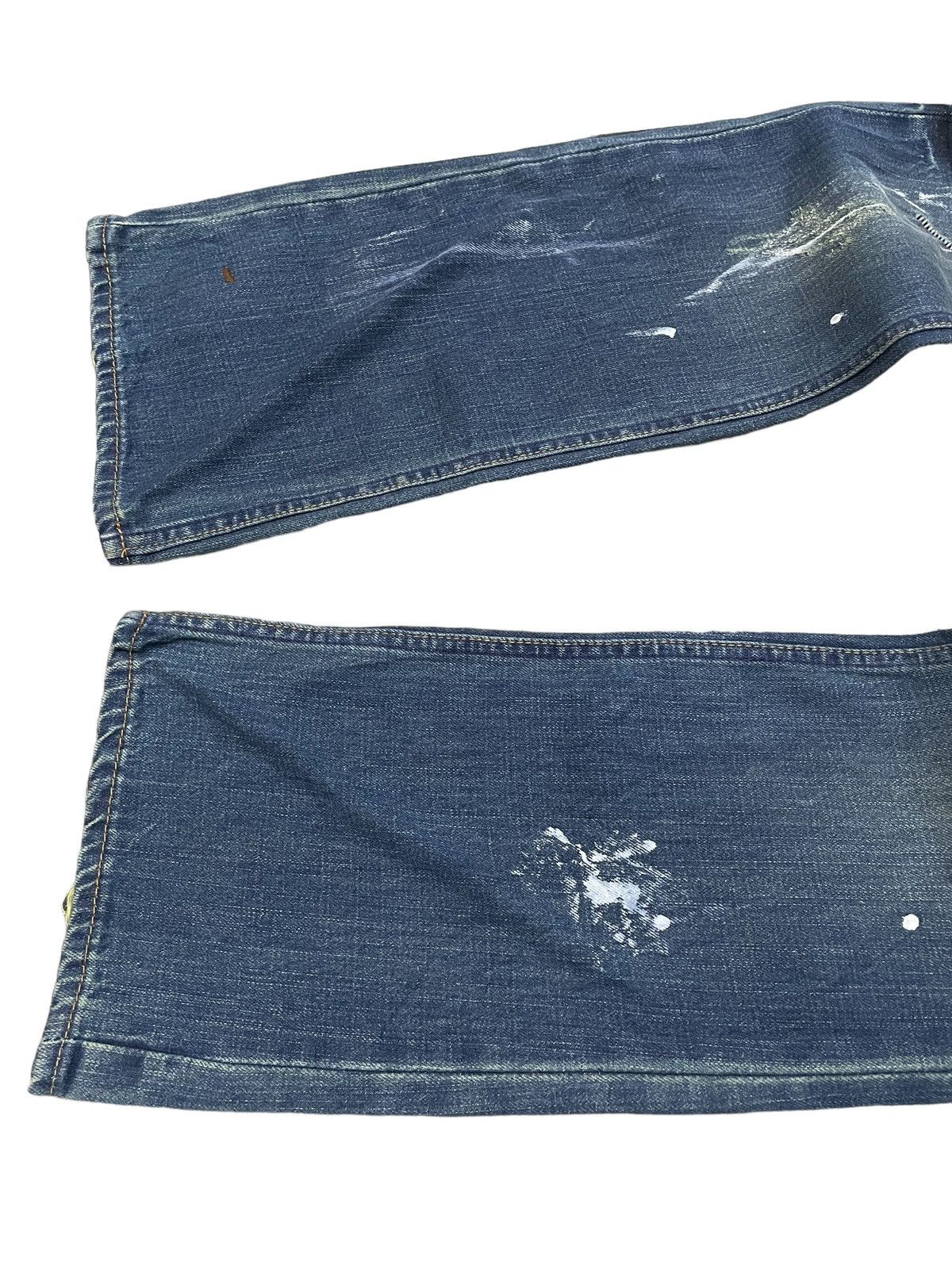 Hysteric Glamour × Japanese Brand Root Three Japan Paint Splatter Studded Flared Jeans Size US 32 / EU 48 - 10 Thumbnail