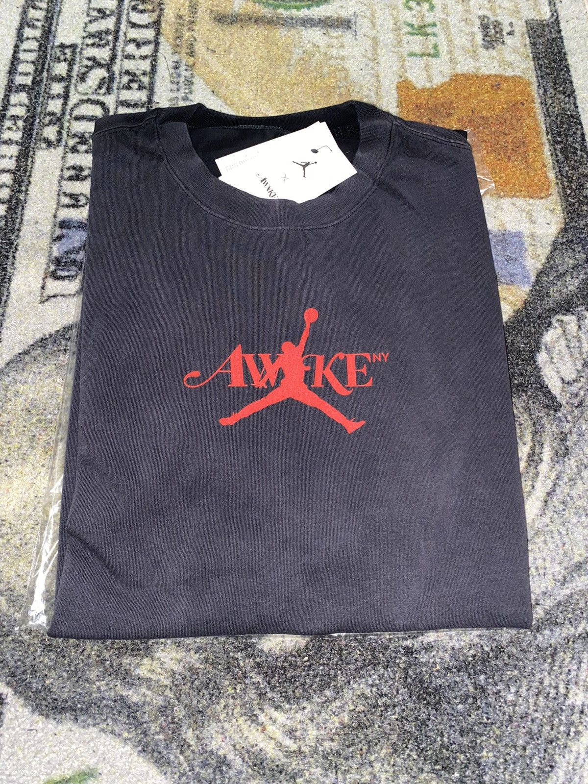 image of Jordan X Awake Ny T-Shirt Black, Men's (Size 2XL)