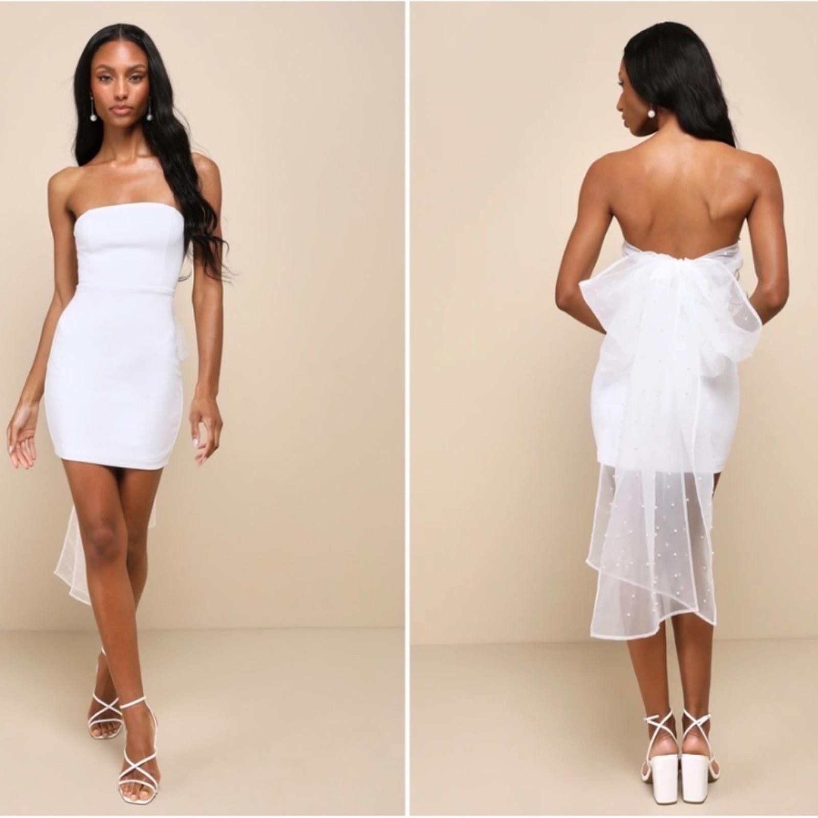 Lulus LULUS Bridal Bachelorette Engagement Bridal Shower Sexy Size M / US 6-8 / IT 42-44 - 1 Thumbnail