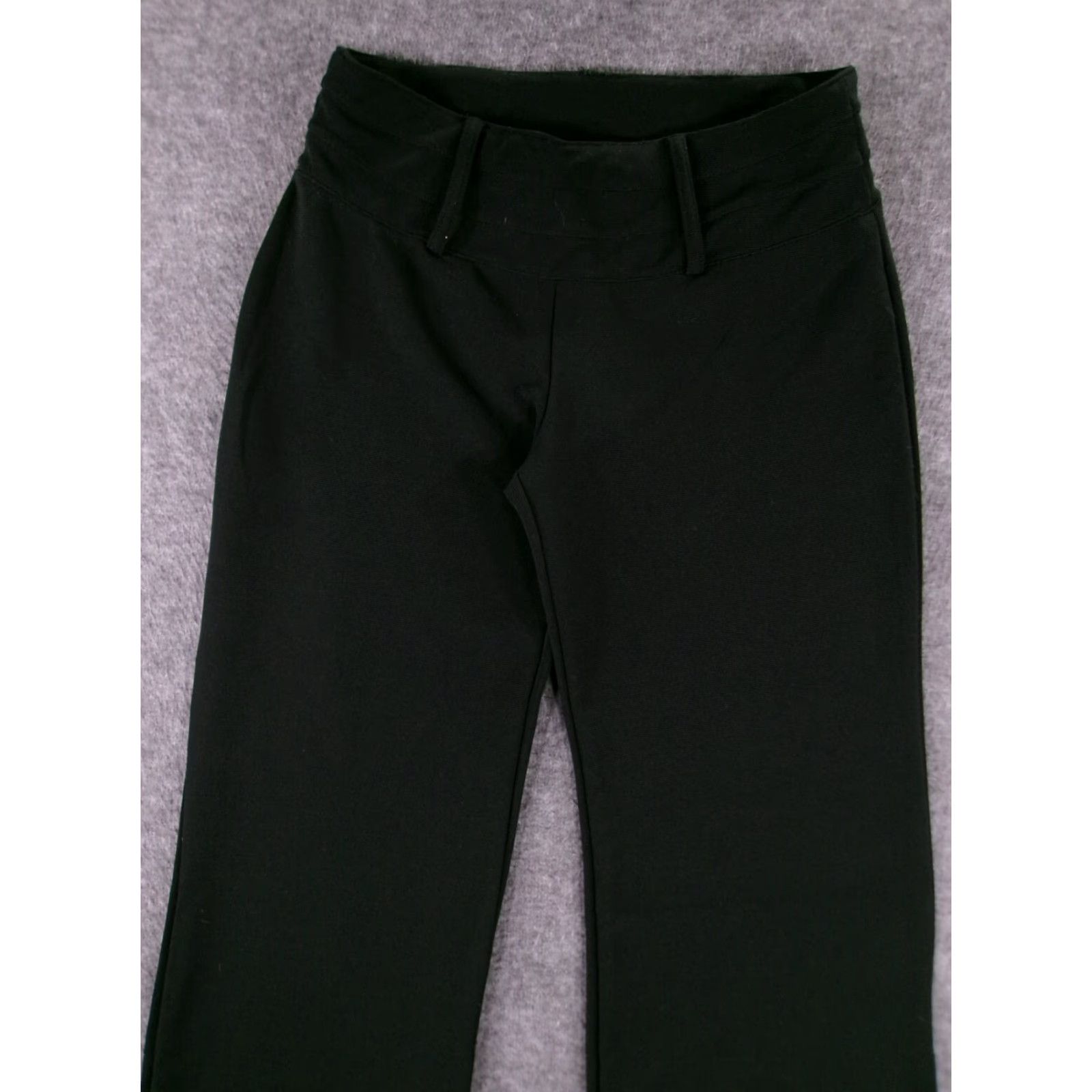 Vintage No Boundaries Pants Womens Medium Black Stretch Office Causal Capsule Lounge 90s City Preppy Womens Size 32" / US 10 / IT 46 - 2 Thumbnail