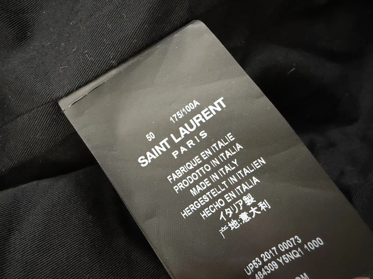 Saint Laurent Paris AW2017 Saint Laurent Black Premium Leather Jacket Size US M / EU 48-50 / 2 - 12 Thumbnail