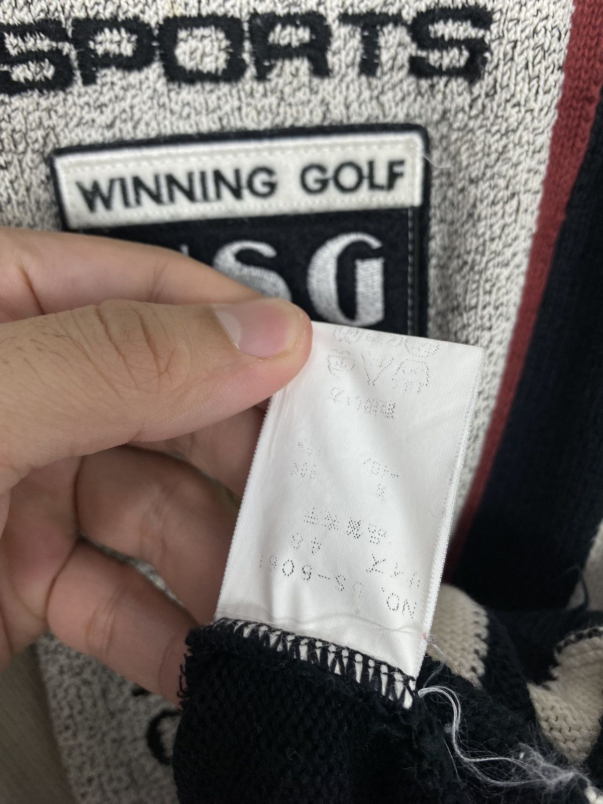 Japanese Brand Nicole Sport Golf Stripe Big Logo Sweatshirt Made Japan Size US M / EU 48-50 / 2 - 7 Thumbnail