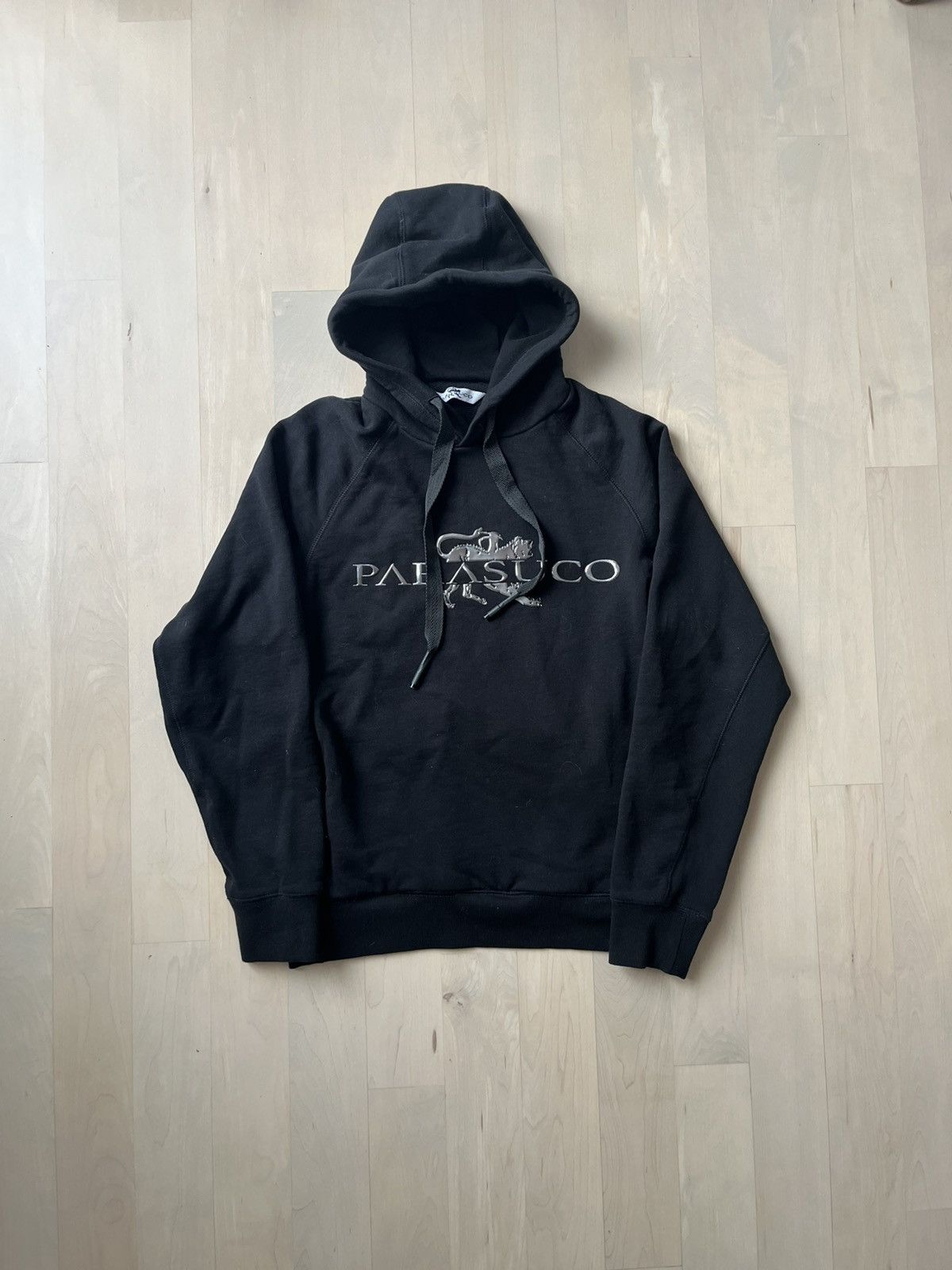 Black Parasuco Silver Logo Hoodie
