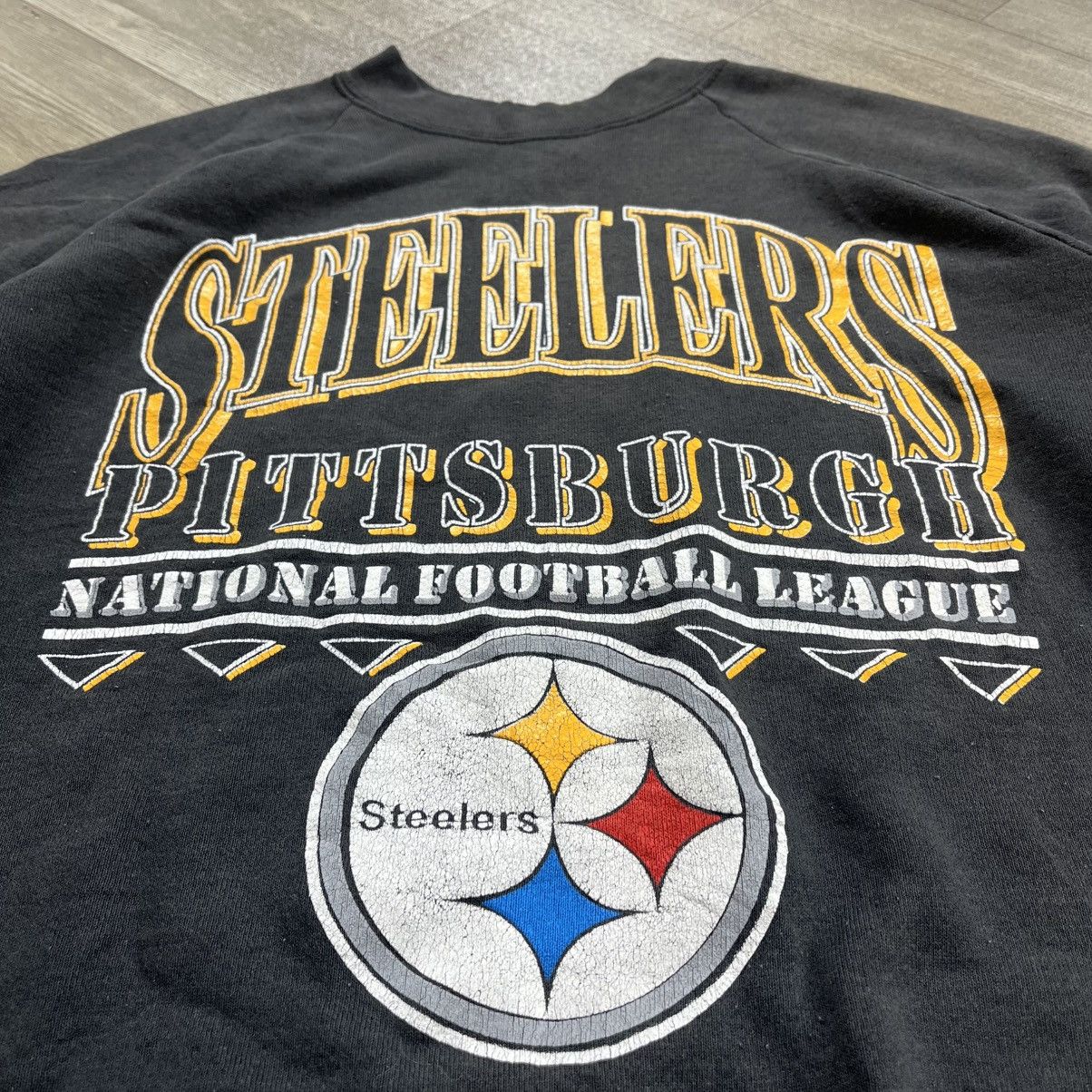 NFL 1990s Vintage Pittsburgh Steelers NFL Football Sweatshirt Size US L / EU 52-54 / 3 - 3 Thumbnail