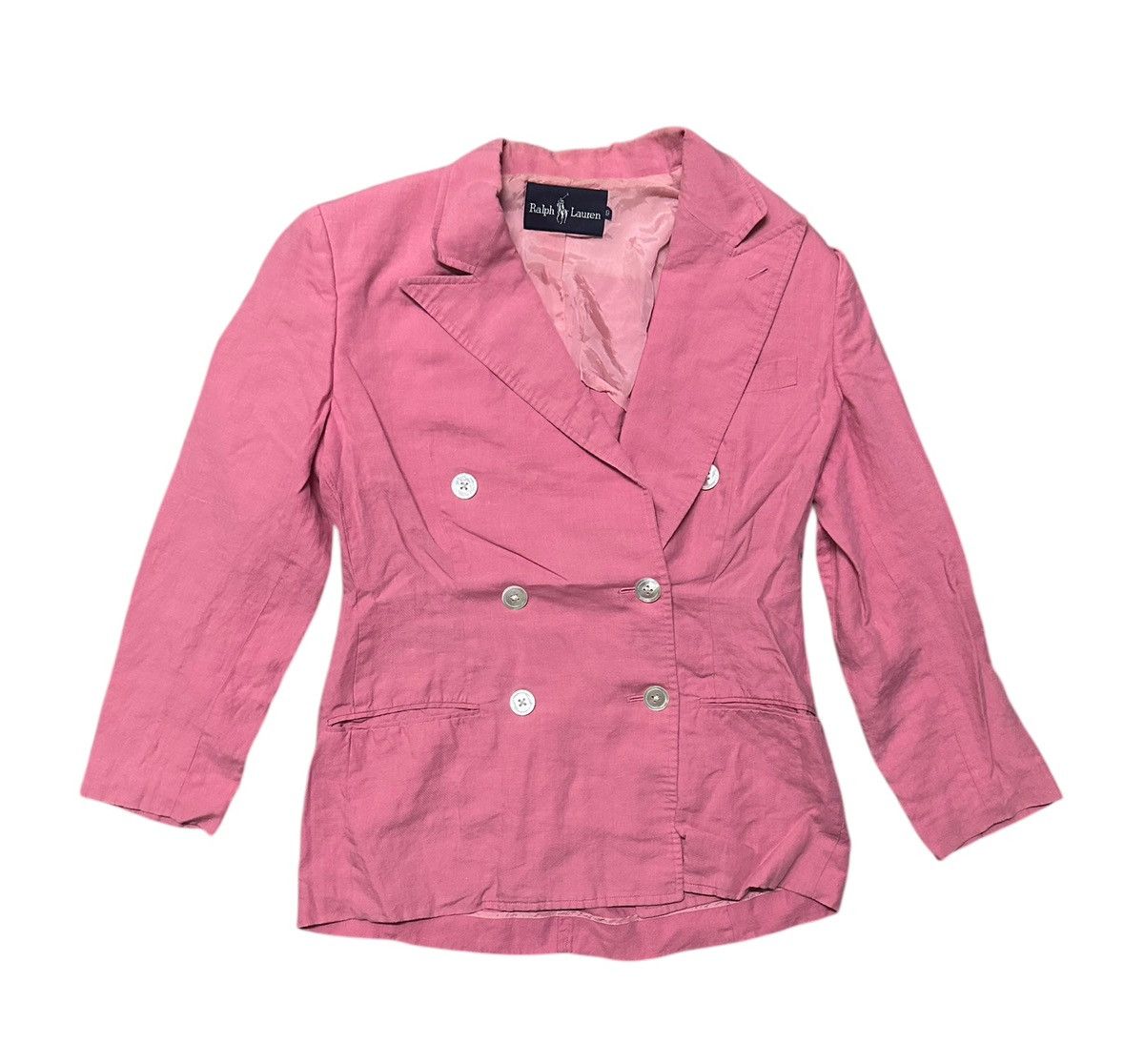 Polo Ralph Lauren Polo ralph lauren double breat hemp blazer Size S / US 4 / IT 40 - 2 Thumbnail