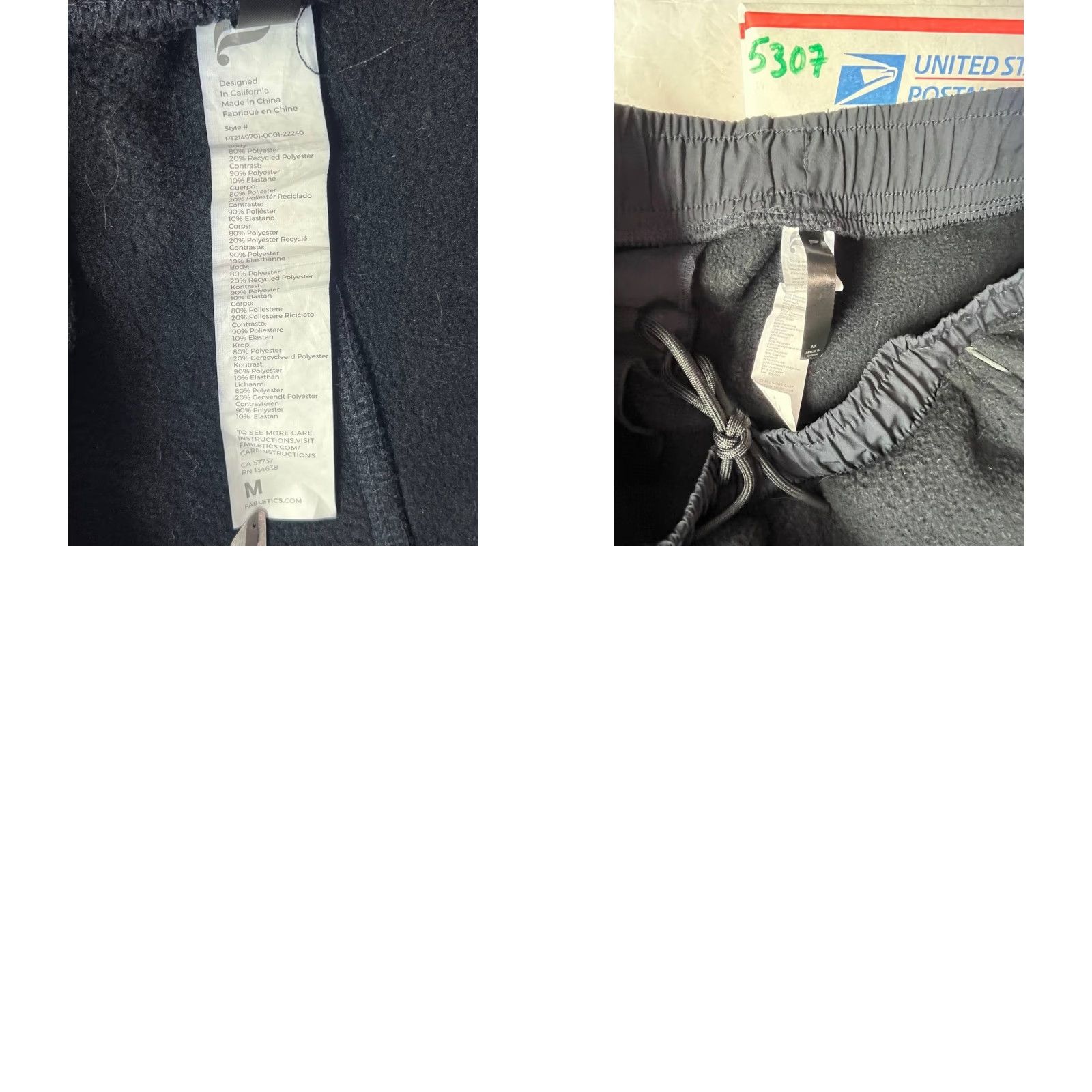 Fabletics Fabletics On The Go Cold Weather Joggers Pants Medium Pockets Black Size 32" / US 10 / IT 46 - 8 Thumbnail