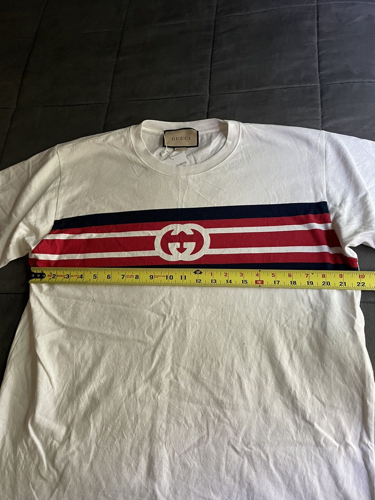 Gucci Gucci Red Navy GG Interlocking T Shirt Size US S / EU 44-46 / 1 - 5 Thumbnail