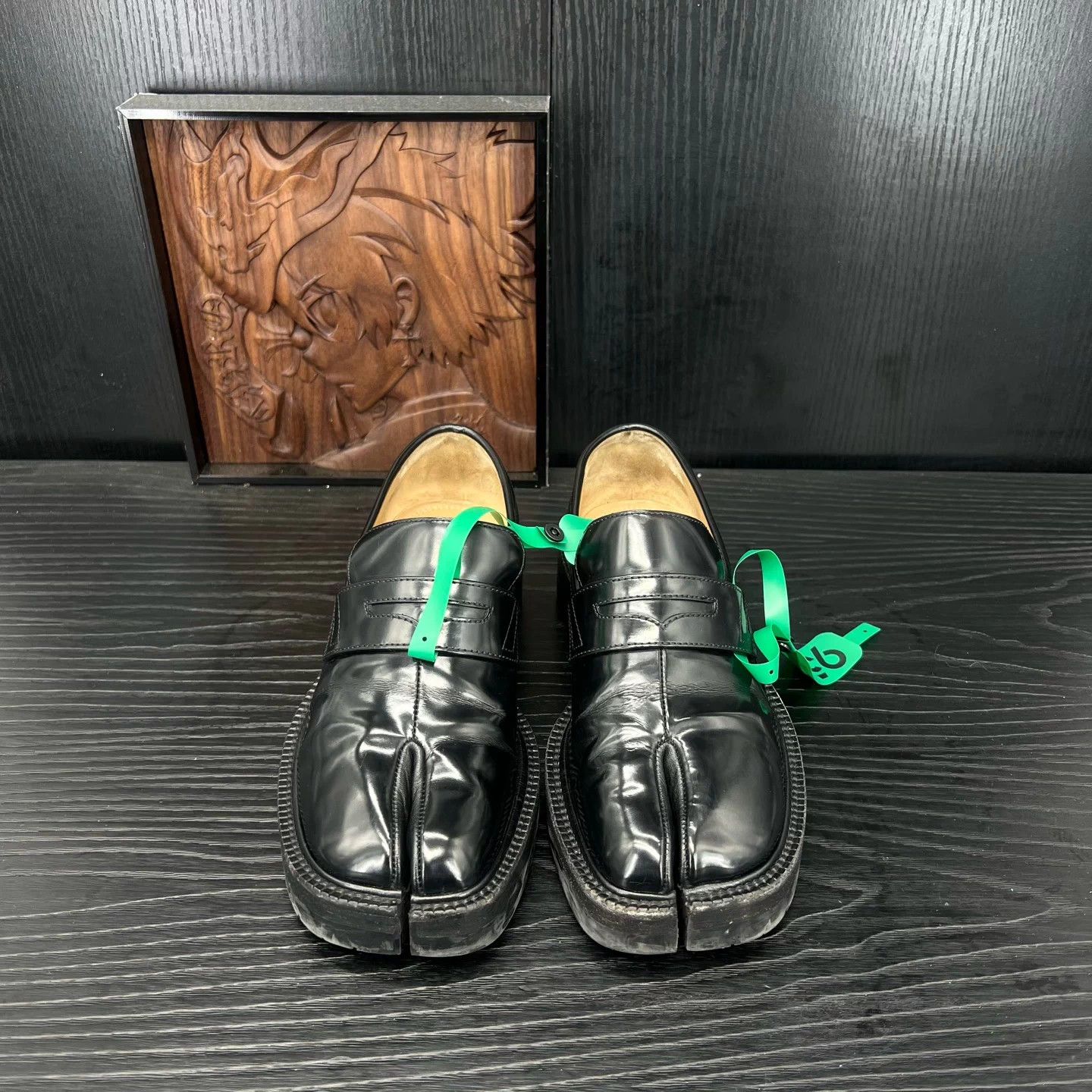 Other Maison Margiela Tabi Leather Black 36 NWT Box Size US 5 / IT 35 - 4 Thumbnail