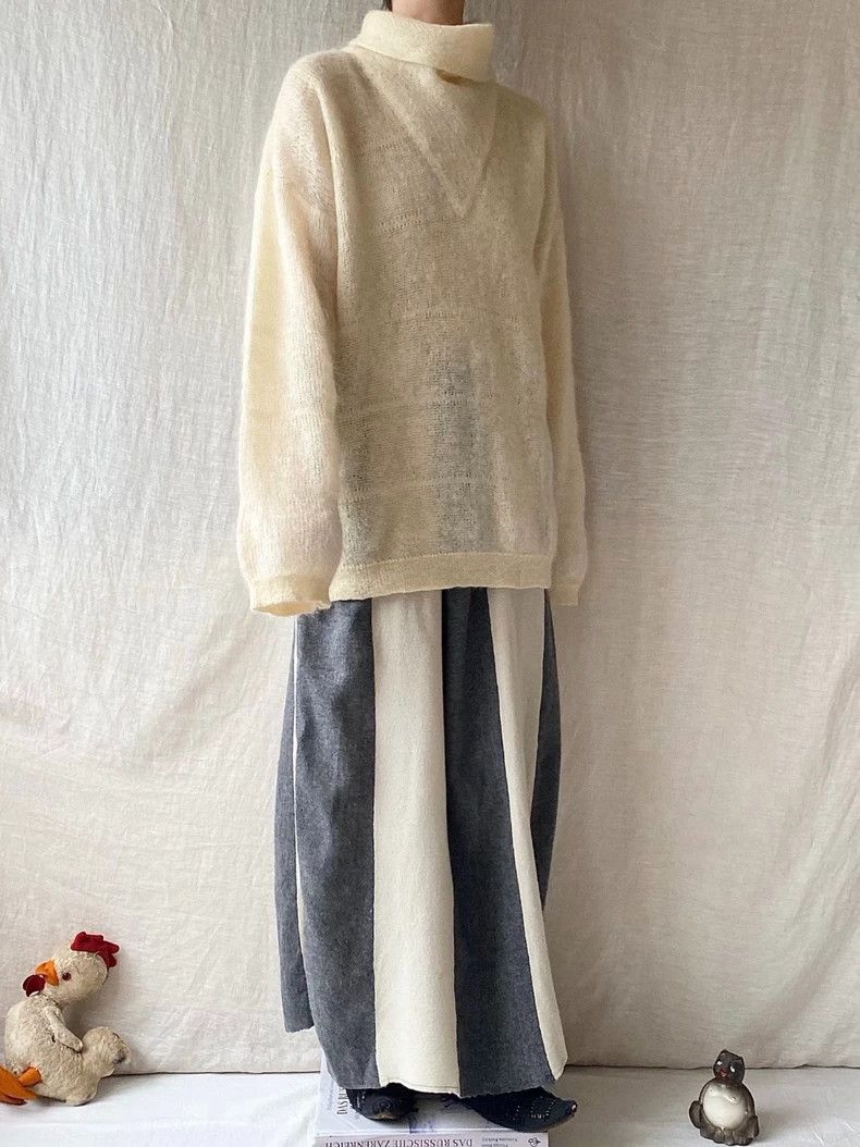 Other Issey Miyake Cream-colored knitted top Size M / US 6-8 / IT 42-44 - 4 Thumbnail