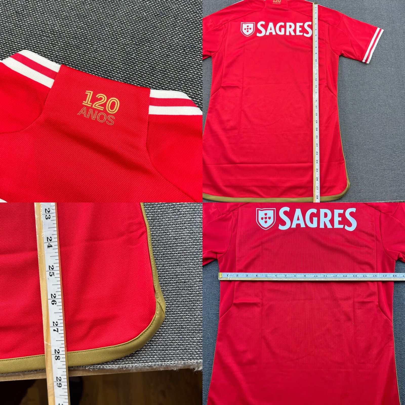 Adidas BNWT Benfica Adidas 2023-2024 Home Football Jersey Mens Small Adult Red Shirt Size US S / EU 44-46 / 1 - 8 Thumbnail
