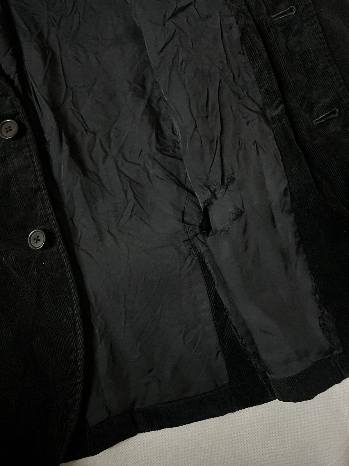 Designer × Paul Smith Paul Smith Black Corduroy Blazer Size 38R - 8 Thumbnail