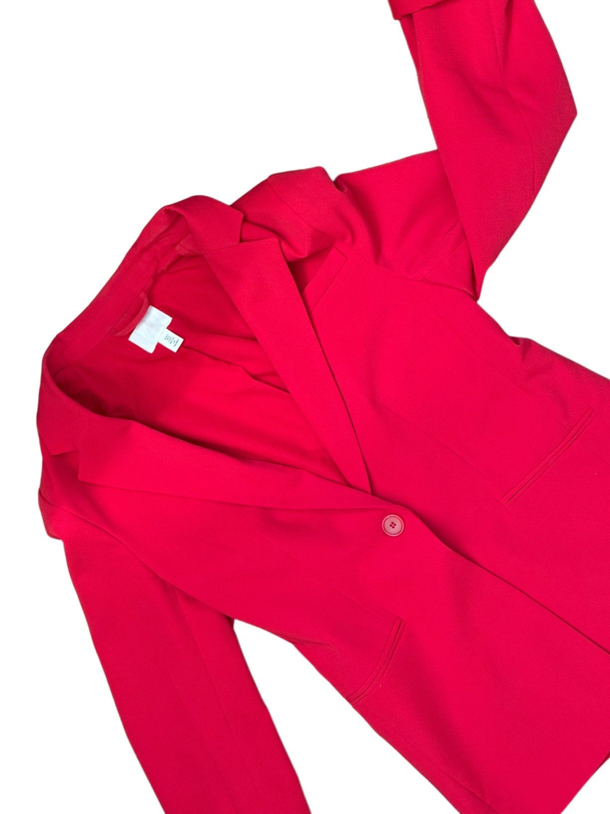 H&M H&M Red Tailored Blazer Size M / US 6-8 / IT 42-44 - 1 Thumbnail