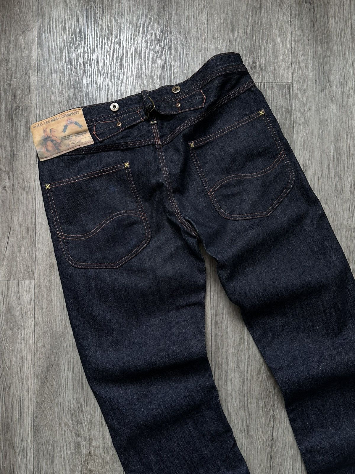 Lee × Vintage 🫧LEE COWBOY Denim Pants Workwear Size US 32 / EU 48 - 2 Thumbnail