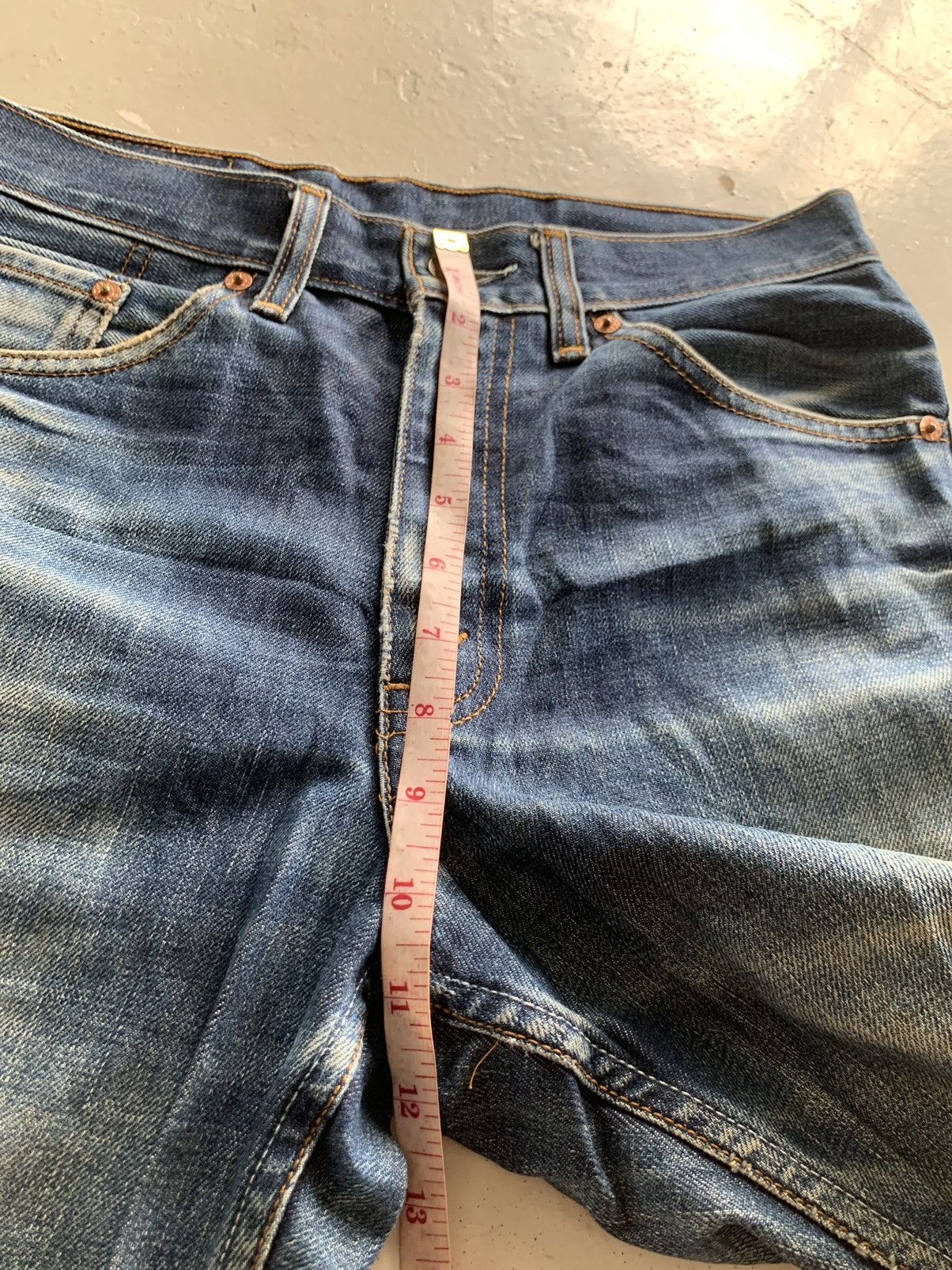 If Six Was Nine × Levi's × Tornado Mart Vintage Levi’s Ripped Boot Cut Denim Size US 30 / EU 46 - 13 Thumbnail