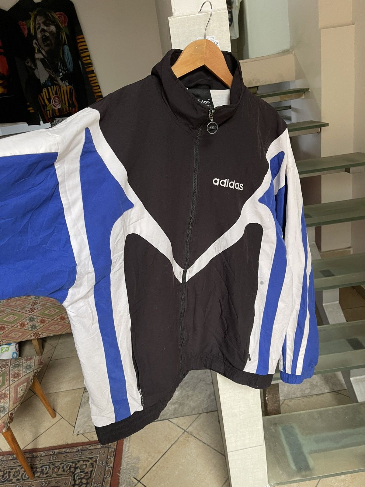 Adidas × Vintage Vintage Adidas Windbreaker 90s like balenci Size US XL / EU 56 / 4 - 3 Thumbnail
