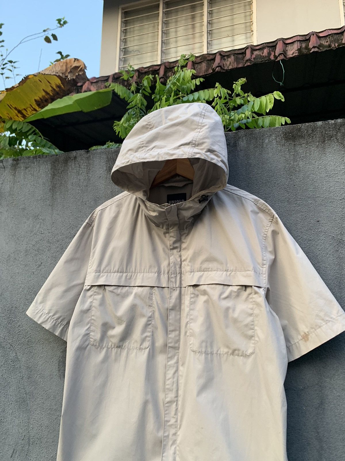 Japanese Brand Uniqlo Hooded Zipper Shirt Size US L / EU 52-54 / 3 - 4 Thumbnail