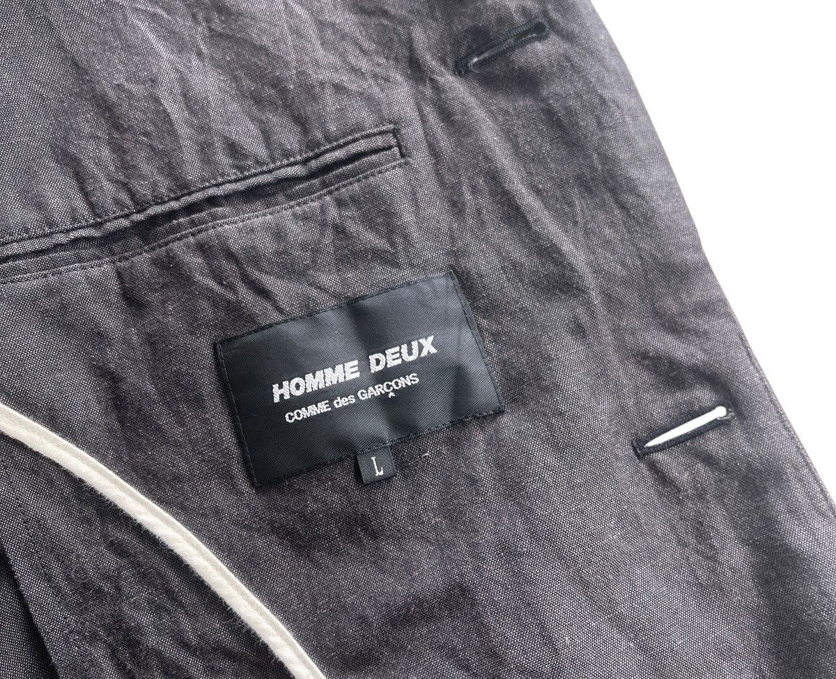 Comme des Garcons Homme Deux AD2013 CDG Homme Deux Linen Coat Size US L / EU 52-54 / 3 - 5 Thumbnail