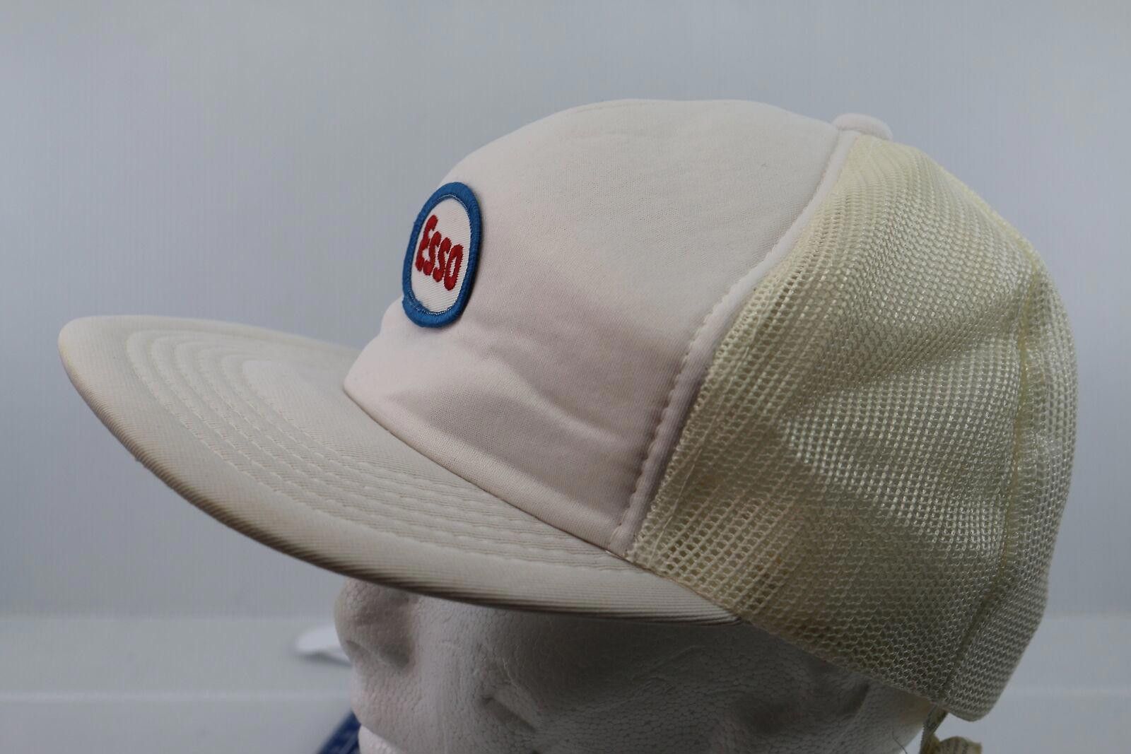 Other Esso Trucker Hat foam Vintage Hat Adjustabl Cap embroid logo Size ONE SIZE - 2 Thumbnail